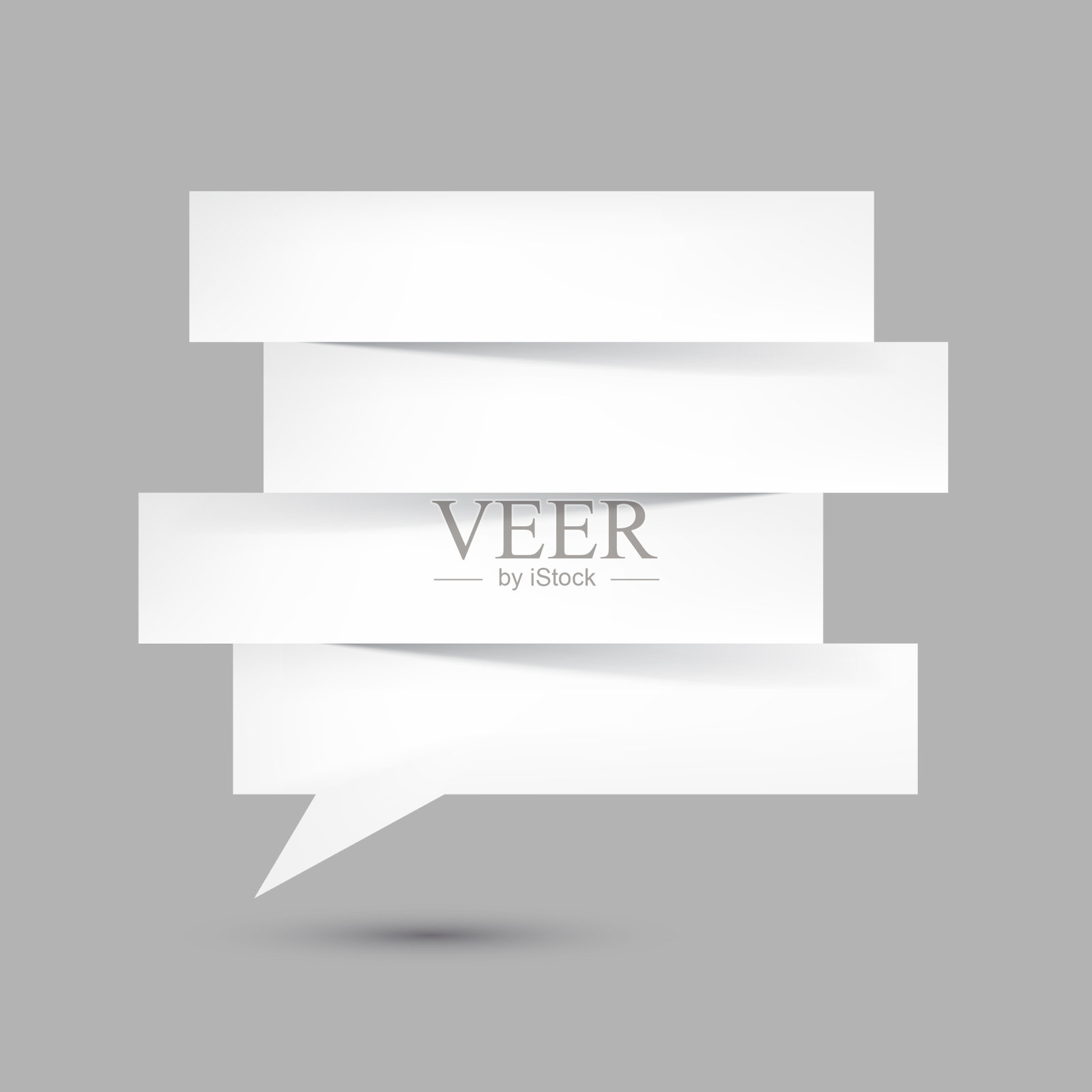 白纸线条就像讲话泡泡插画图片素材