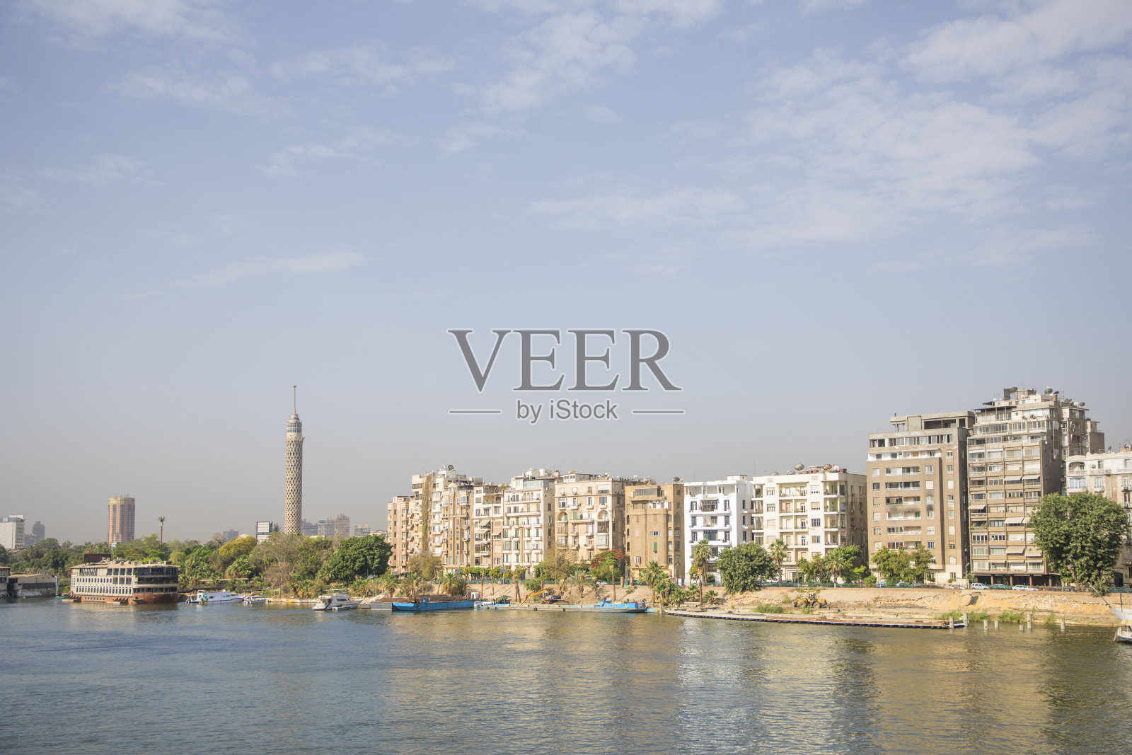 开罗滨水建筑风光照片摄影图片