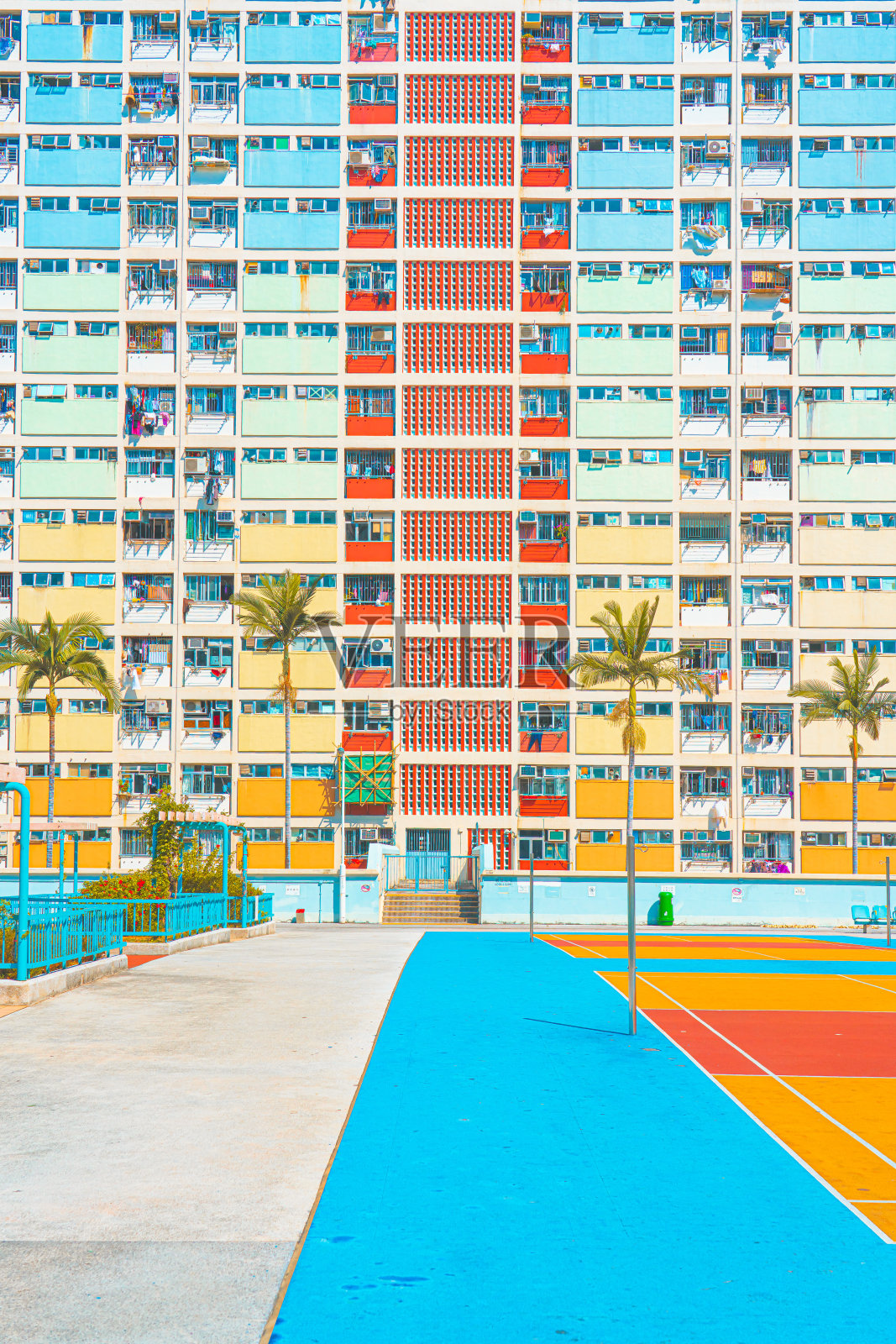 最古老的公共屋村，彩虹邨，香港照片摄影图片