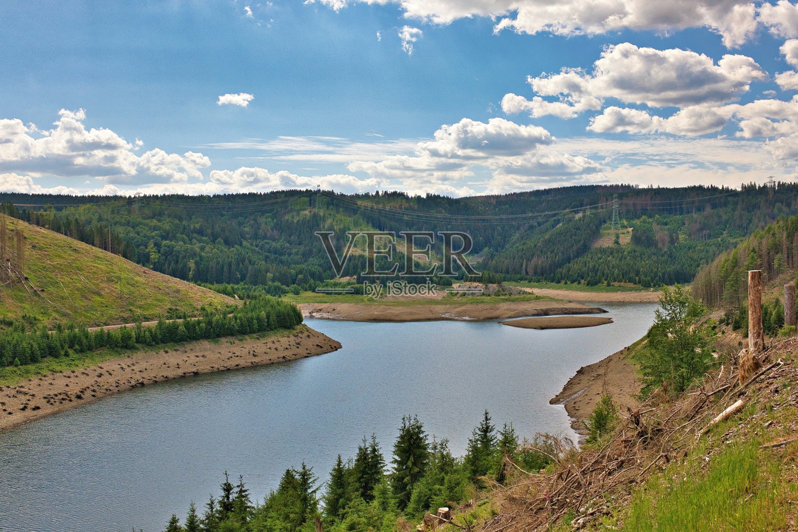 在图林根州的路上照片摄影图片