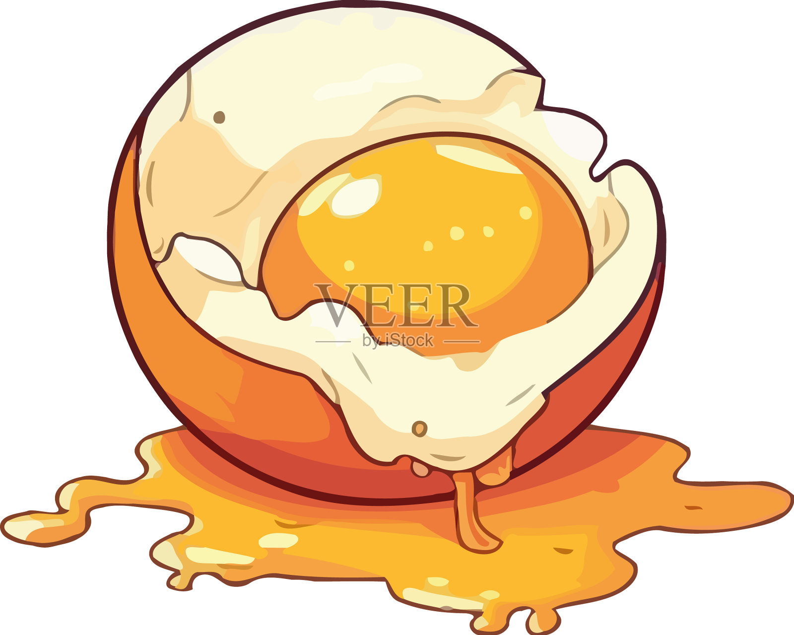 有机蛋黄煎图标设计元素图片