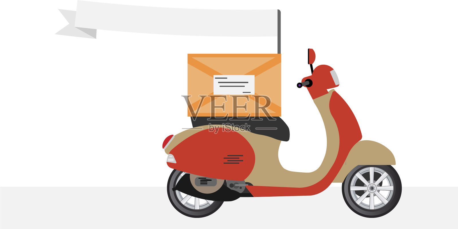 踏板车插画图片素材