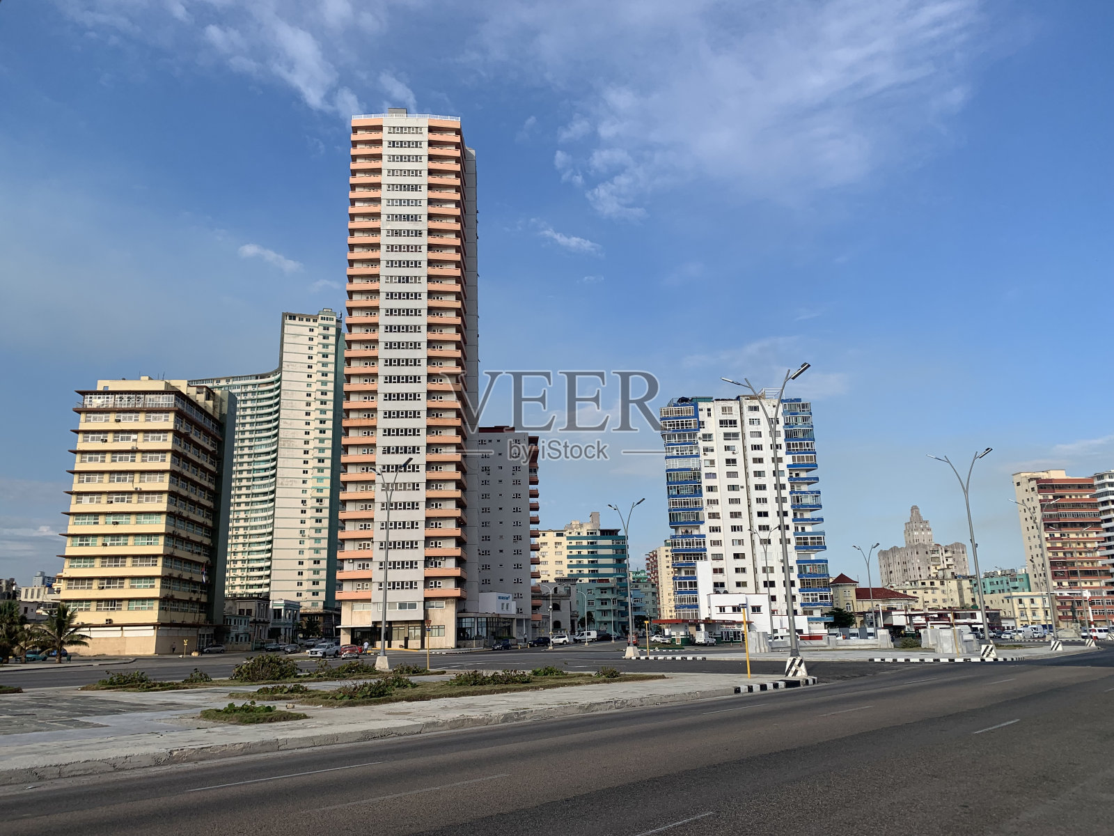 哈瓦那的Malecón照片摄影图片