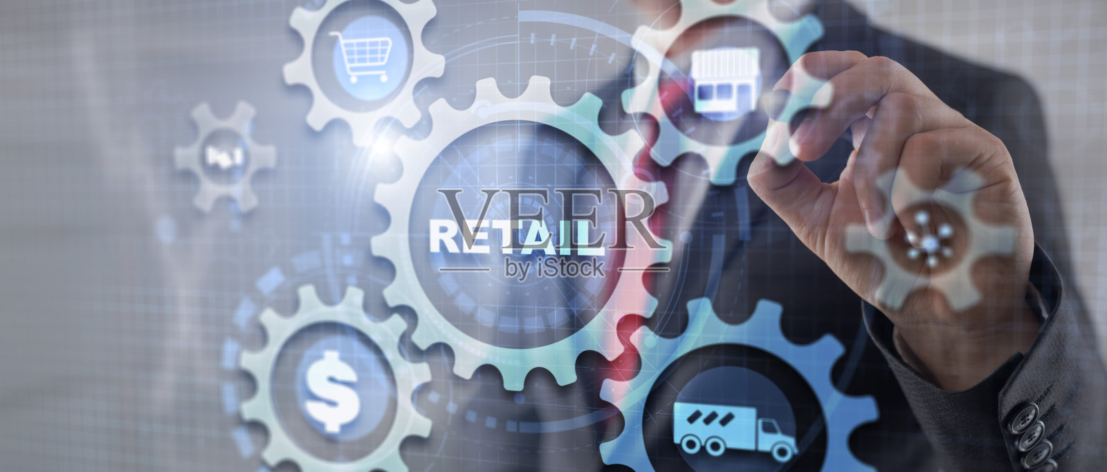 零售传播、购物营销。数据管理。网上购物照片摄影图片