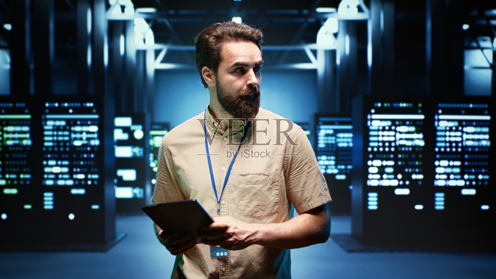 人工智能机器学习数据中心照片摄影图片