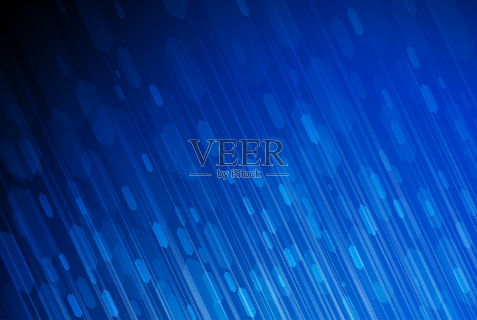 抽象蓝线图案背景插画图片素材