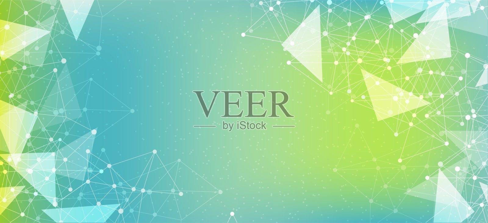 绿色和蓝色的抽象背景插画图片素材