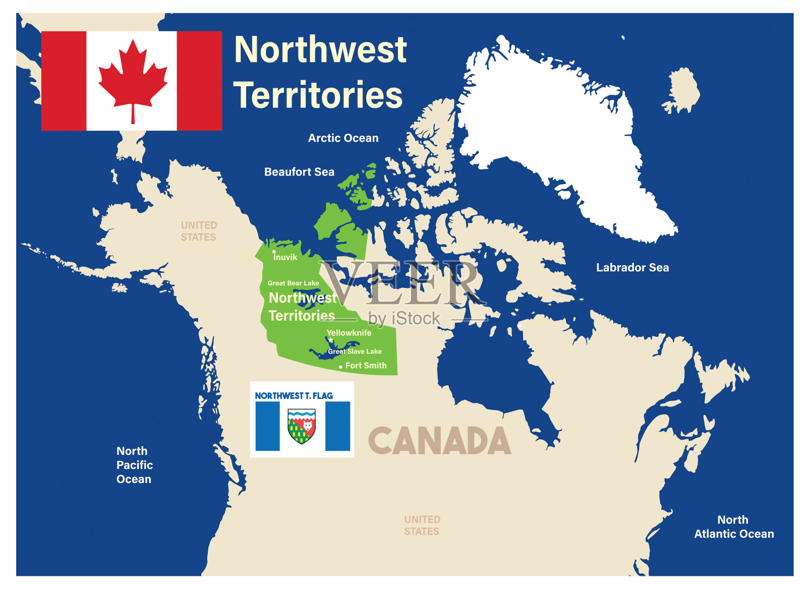 西北地区地图插画图片素材