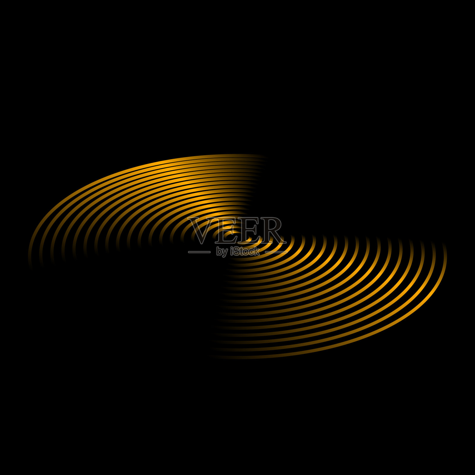 透视，金属金盘，细轨，反光插画图片素材