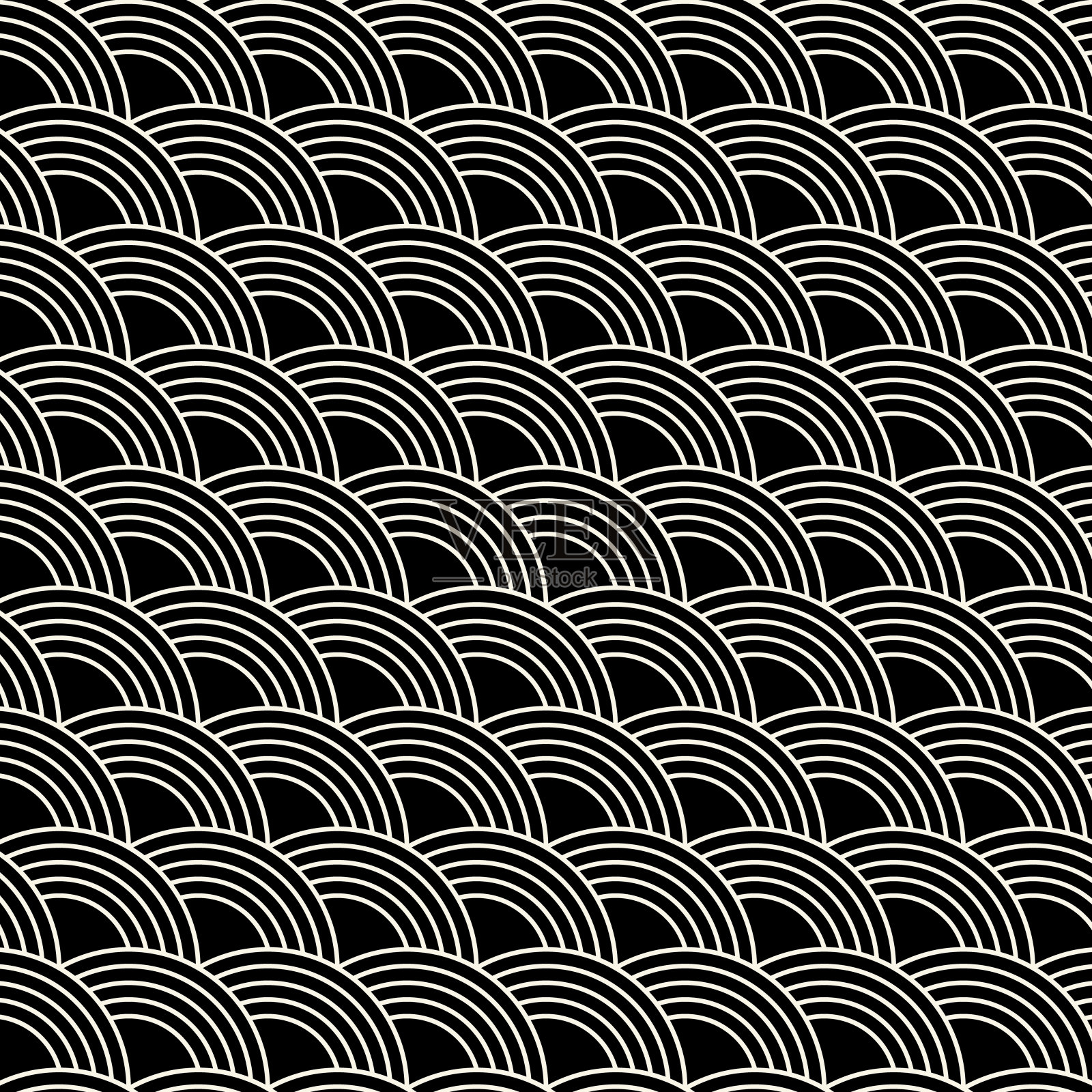 由圆形轮廓制成的图案插画图片素材