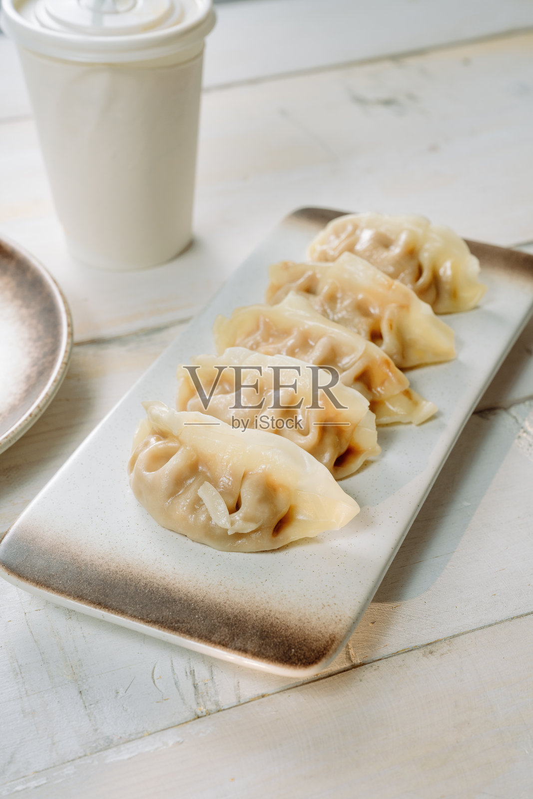 饺子，包子，豆浆照片摄影图片