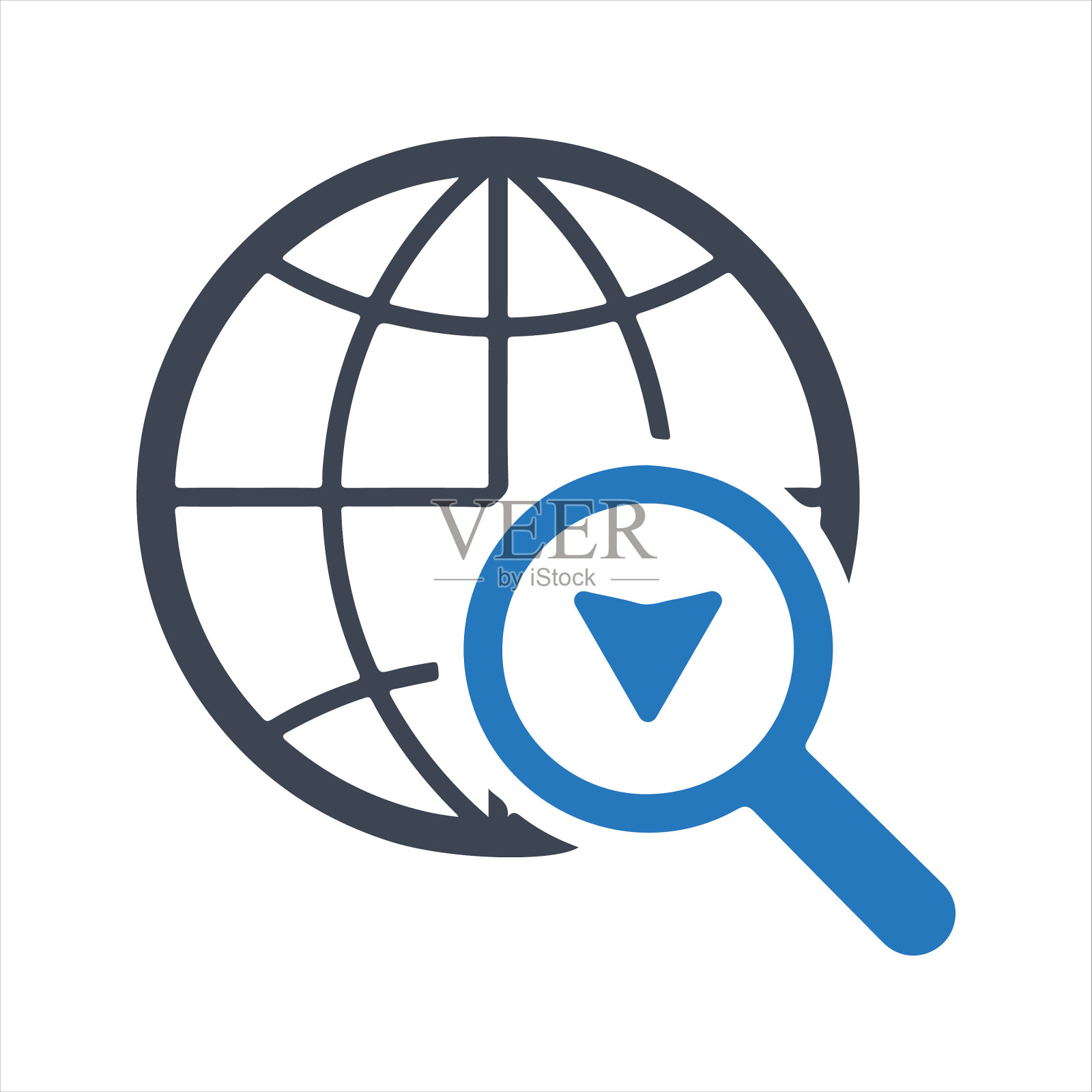 全球定位系统(gps)图标插画图片素材