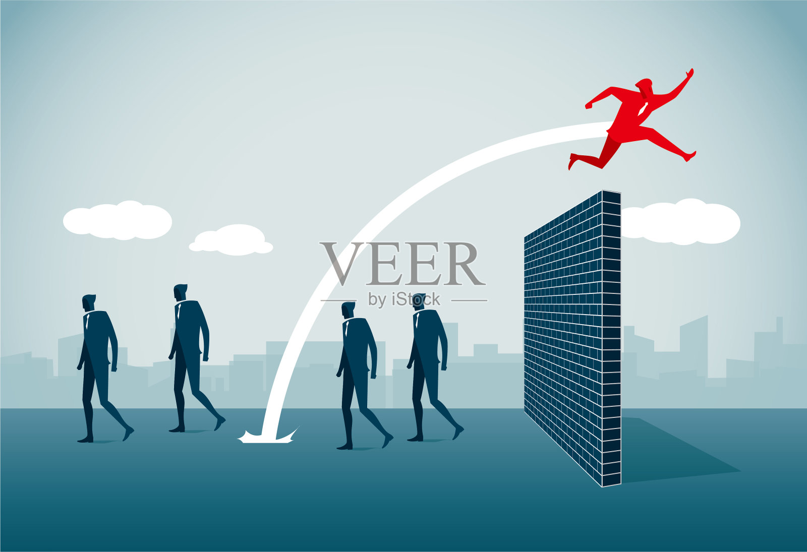 达到插画图片素材