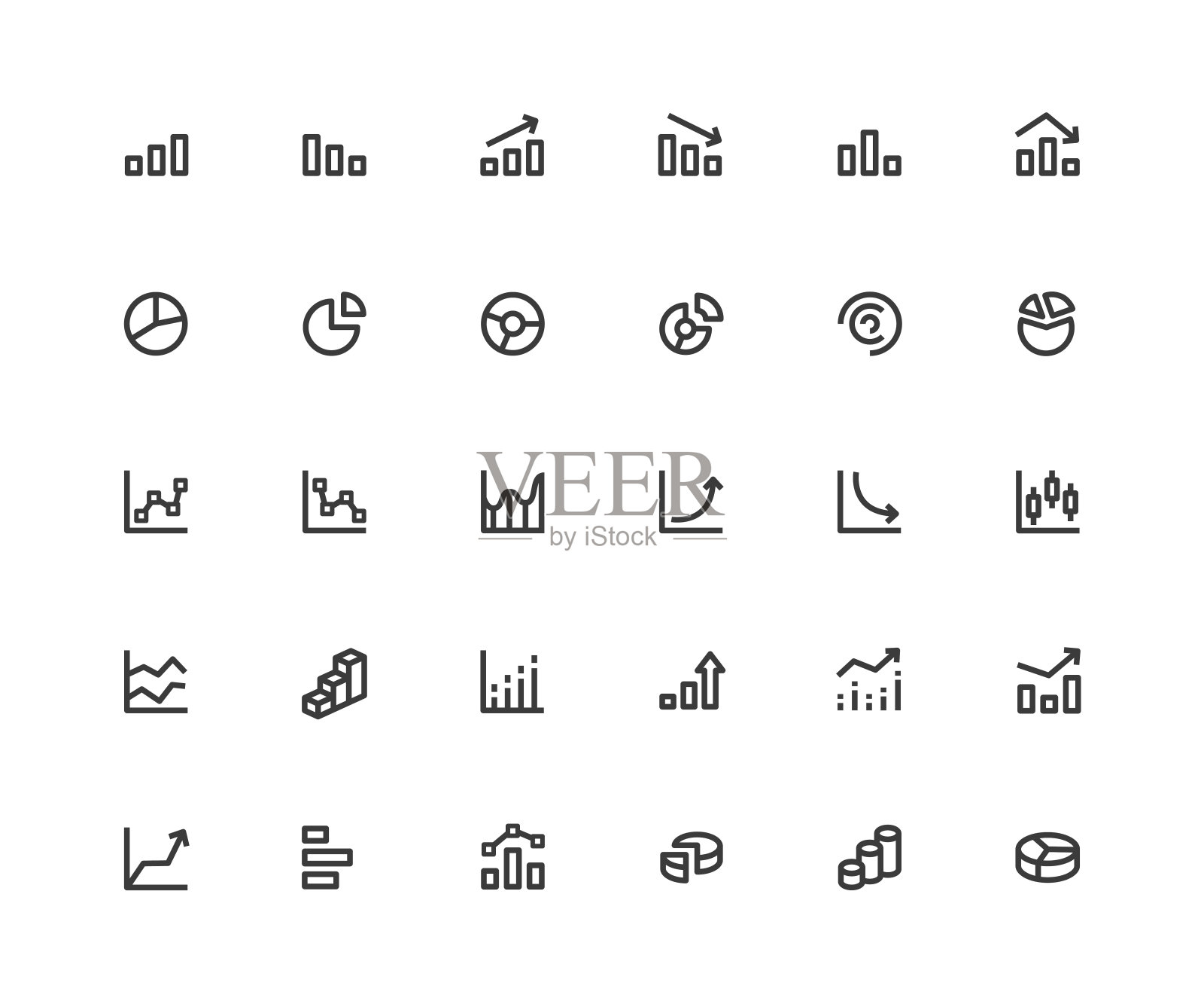 图和图。小图标。可编辑的中风。插画图片素材
