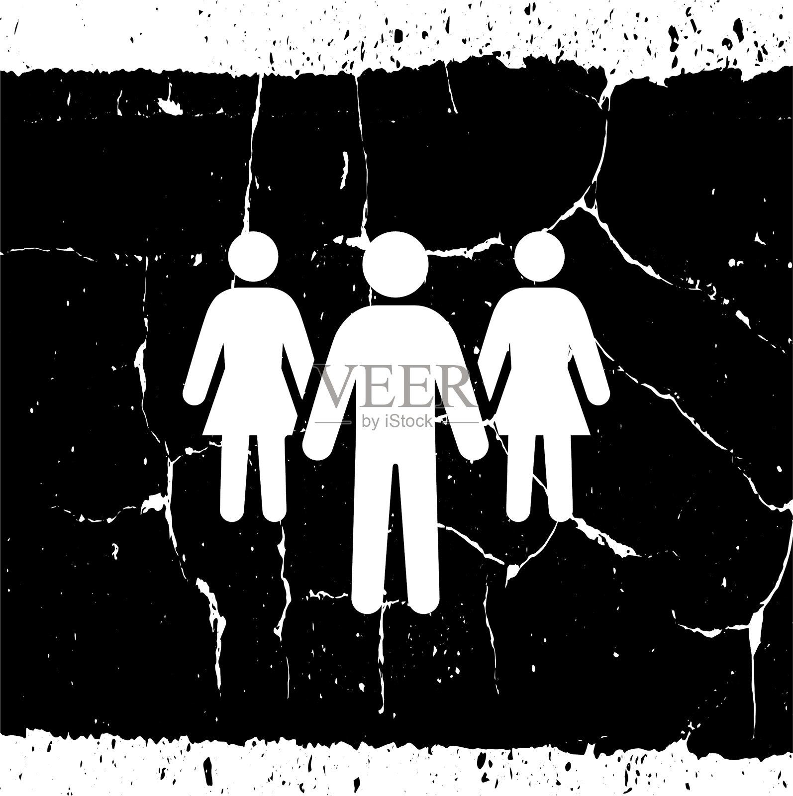 男人和女人插画图片素材