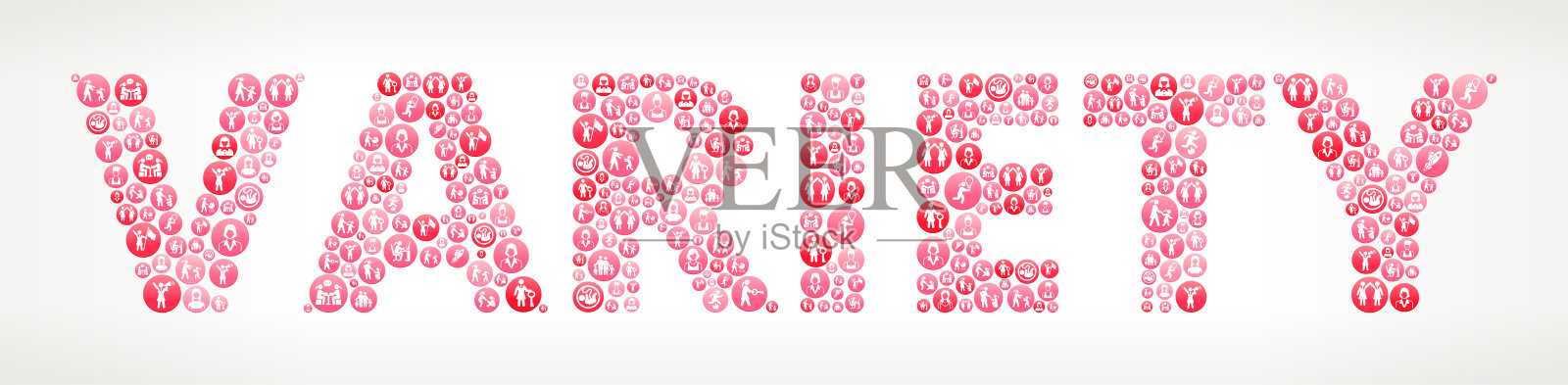 多种妇女权利和女性赋权矢量按钮插画图片素材