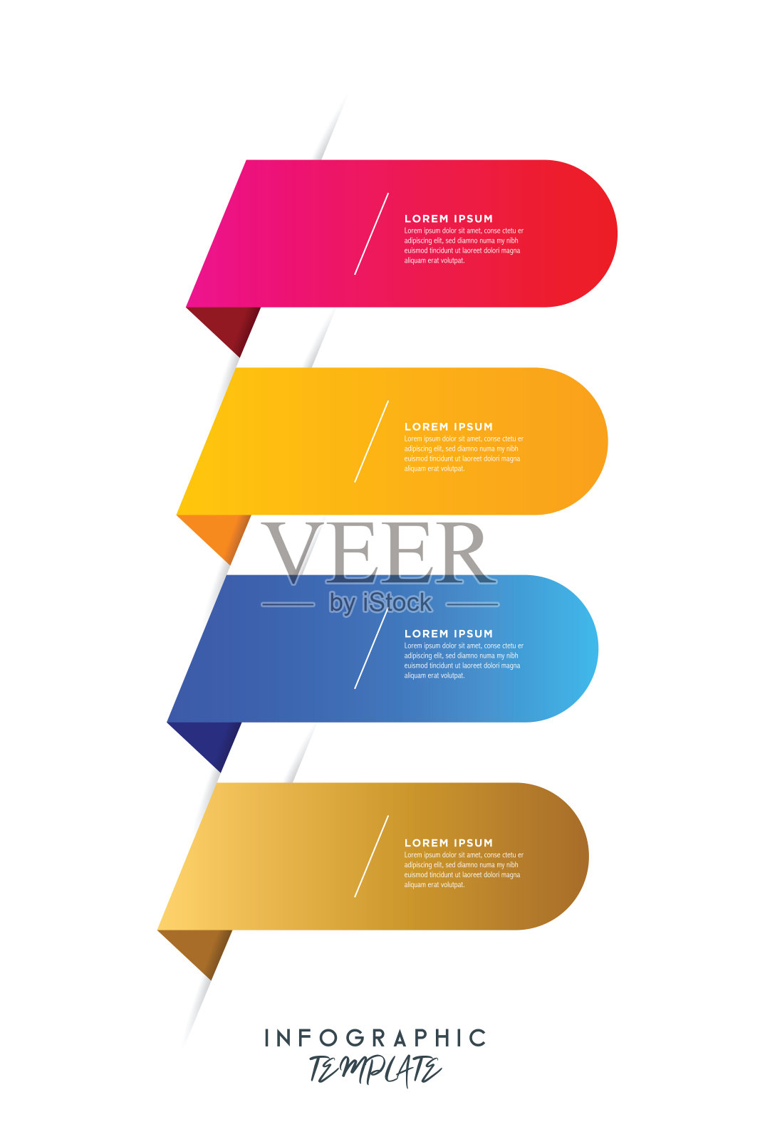 圆形信息图元素设计。抽象工作流库存说明。气泡形状插画图片素材