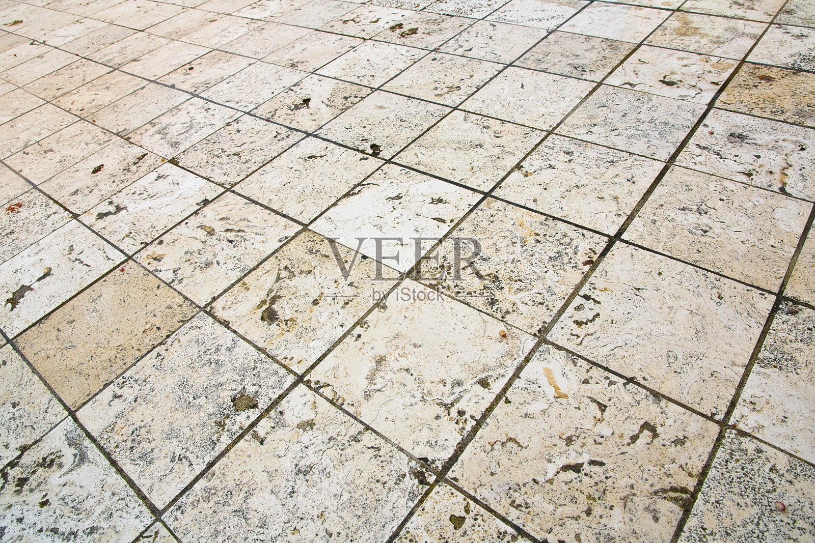 在步行区用石块铺设的新路面照片摄影图片