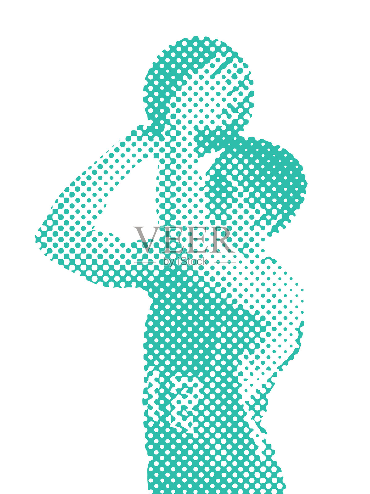 篮球运动员正在投篮插画图片素材