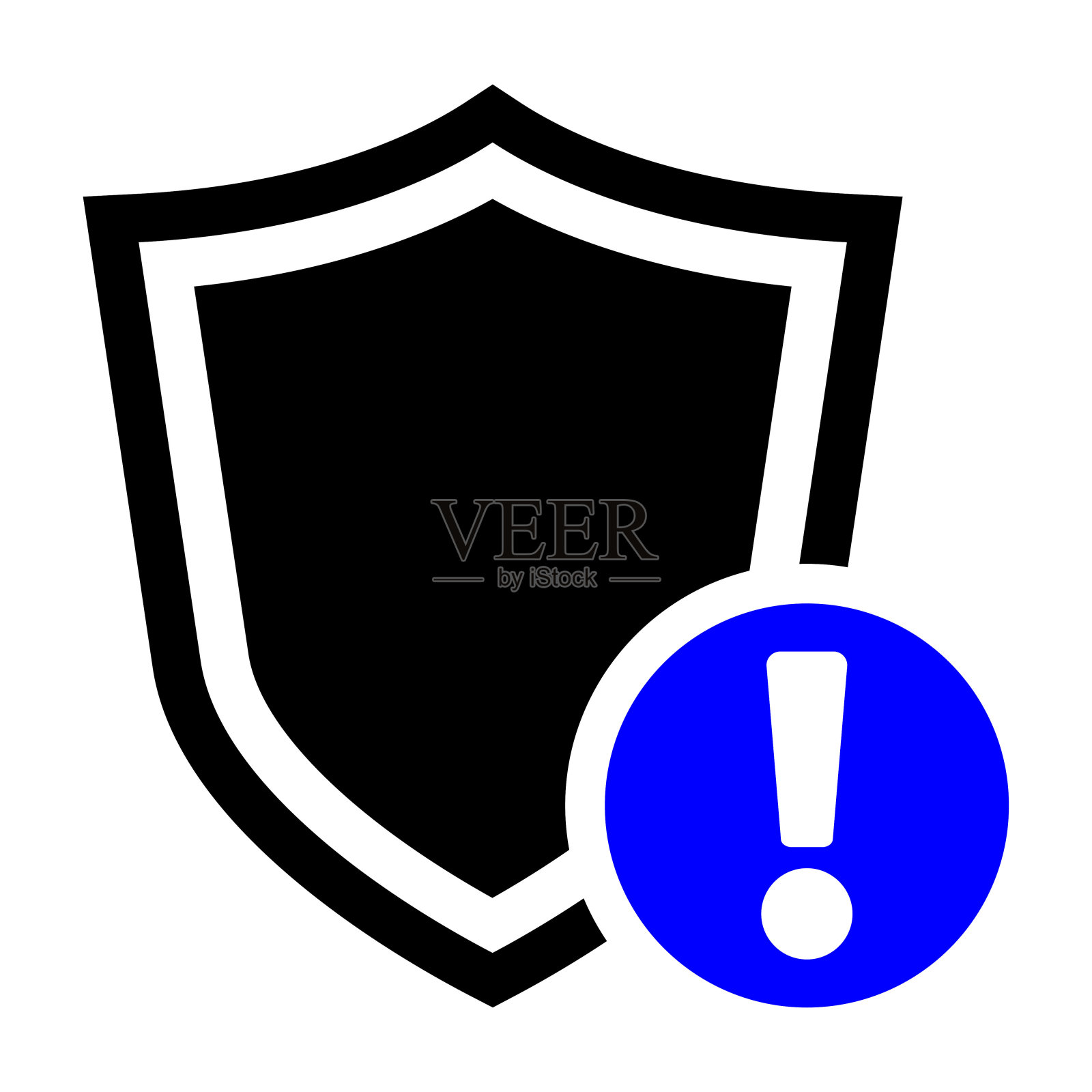 安全警报图标插画图片素材