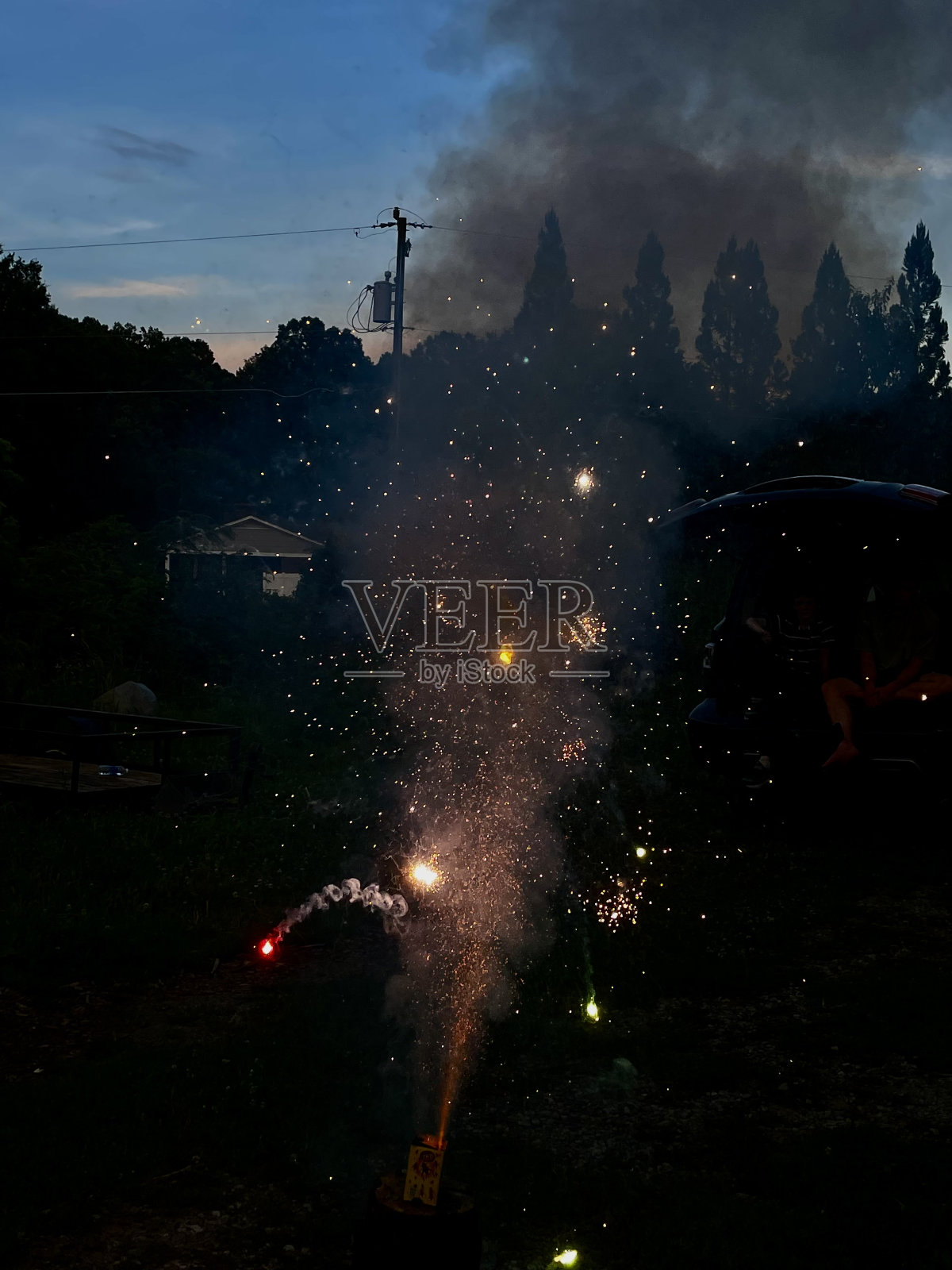 烟花照片摄影图片