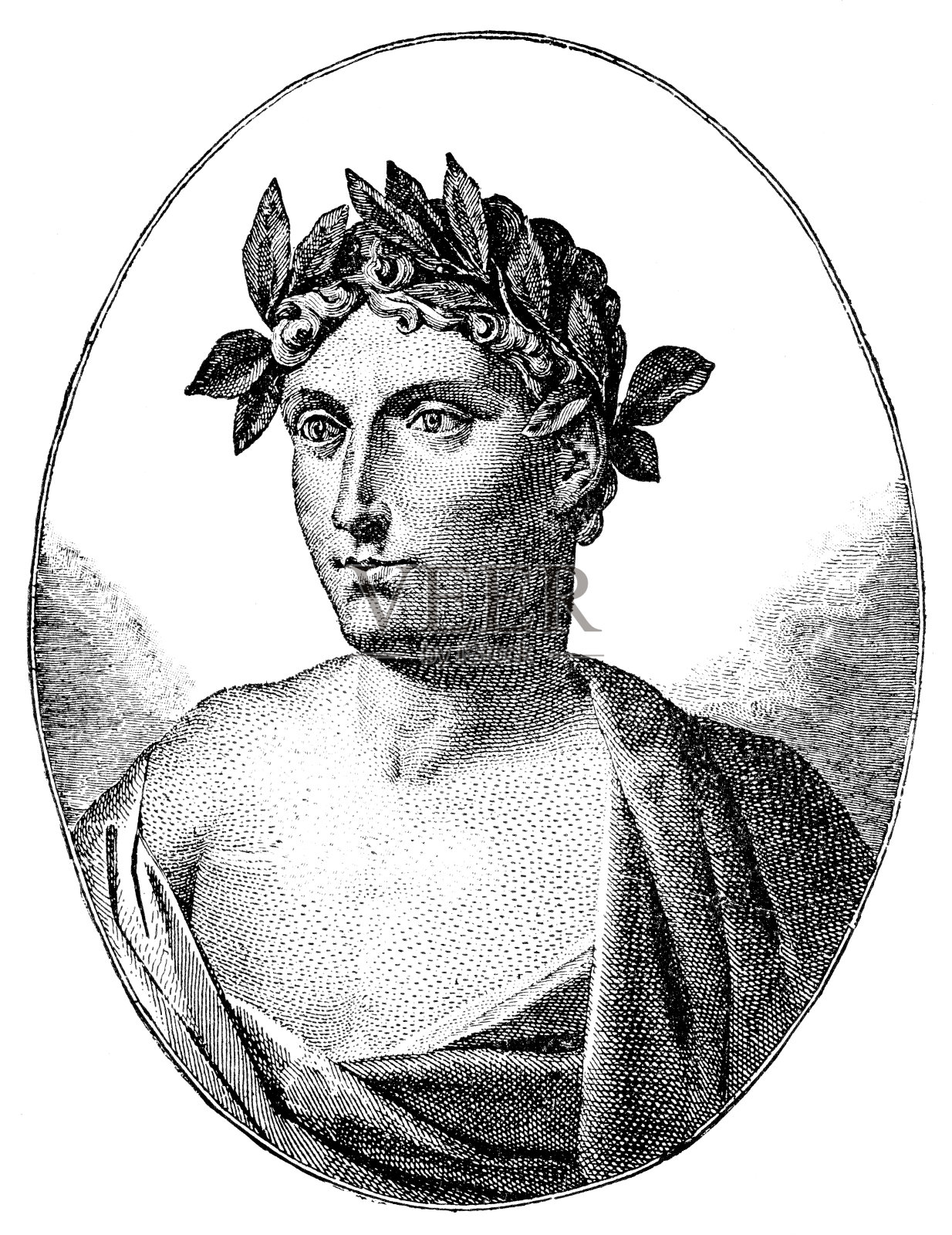 贺拉斯插画图片素材