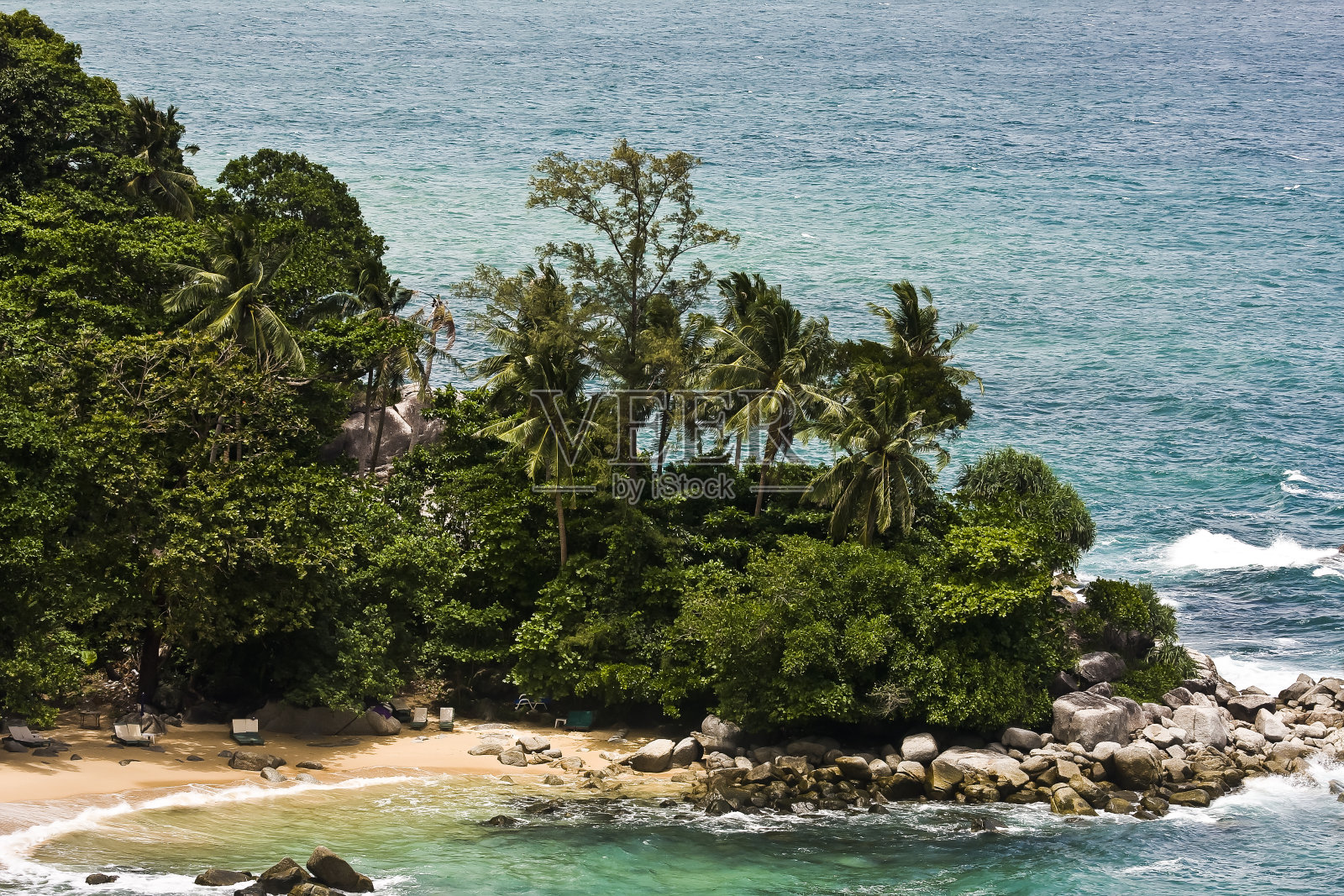 亚洲，泰国，安达曼海，普吉岛，林新海滩照片摄影图片