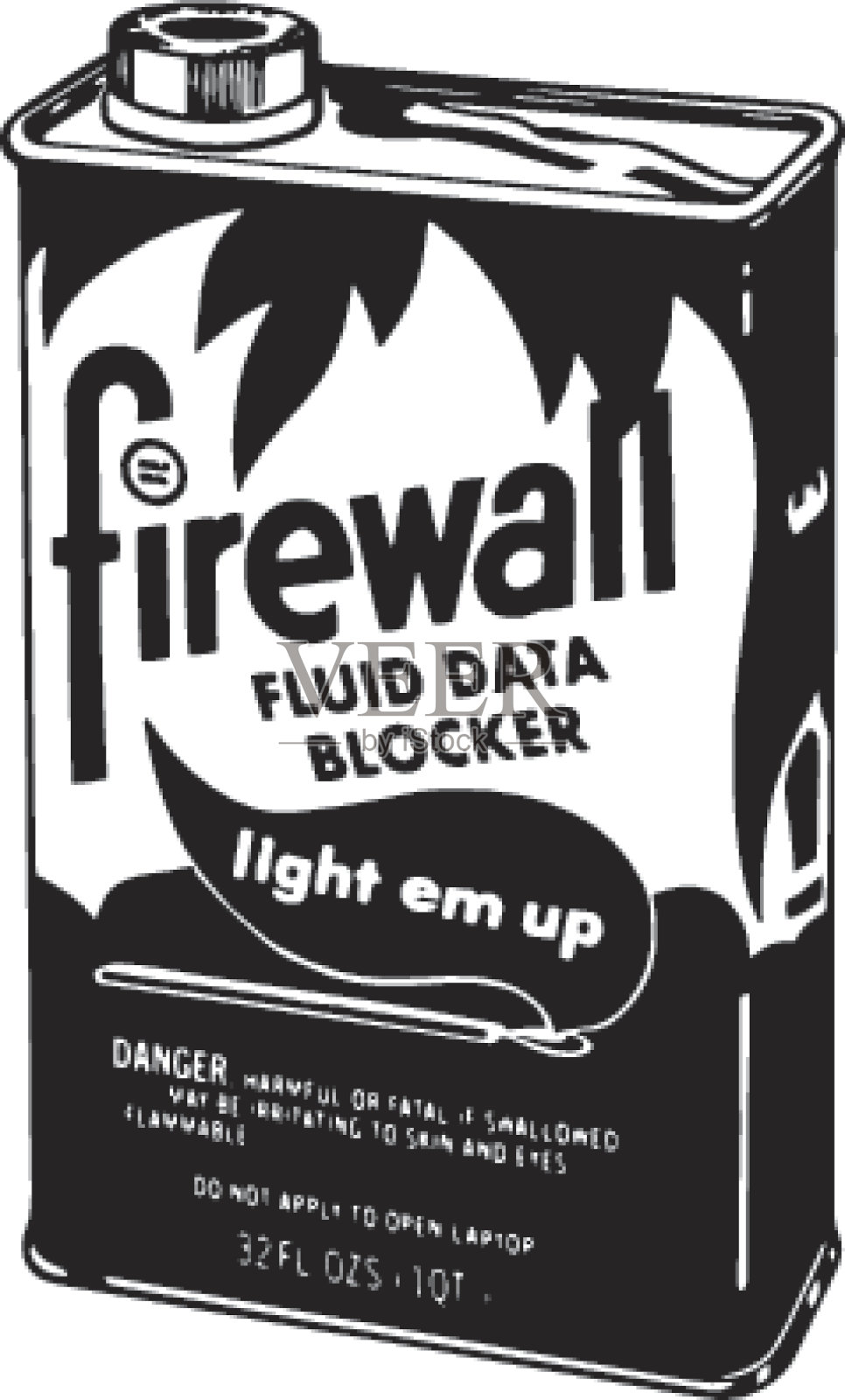 防火墙流体数据拦截程序可以插画图片素材