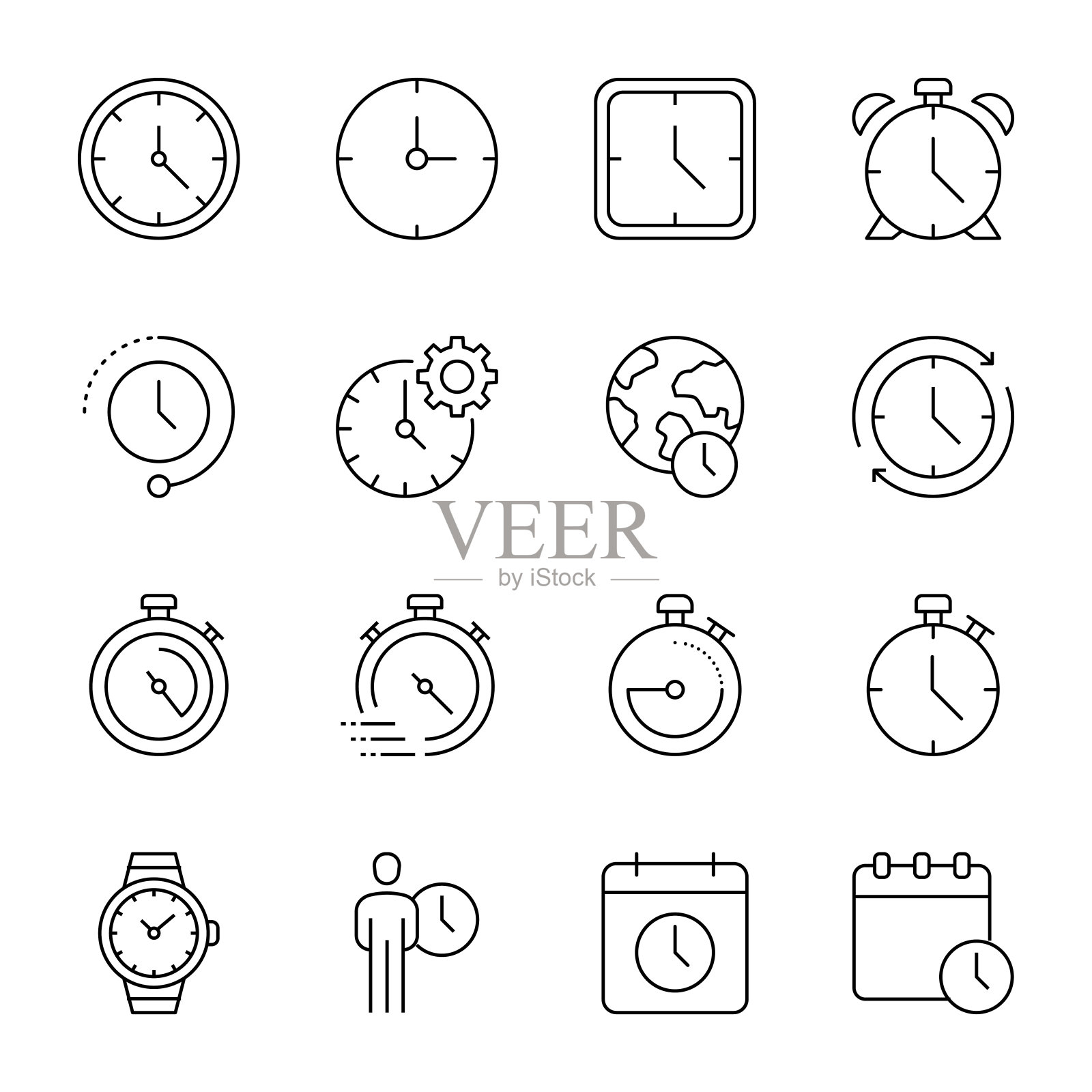 时间线图标插画图片素材