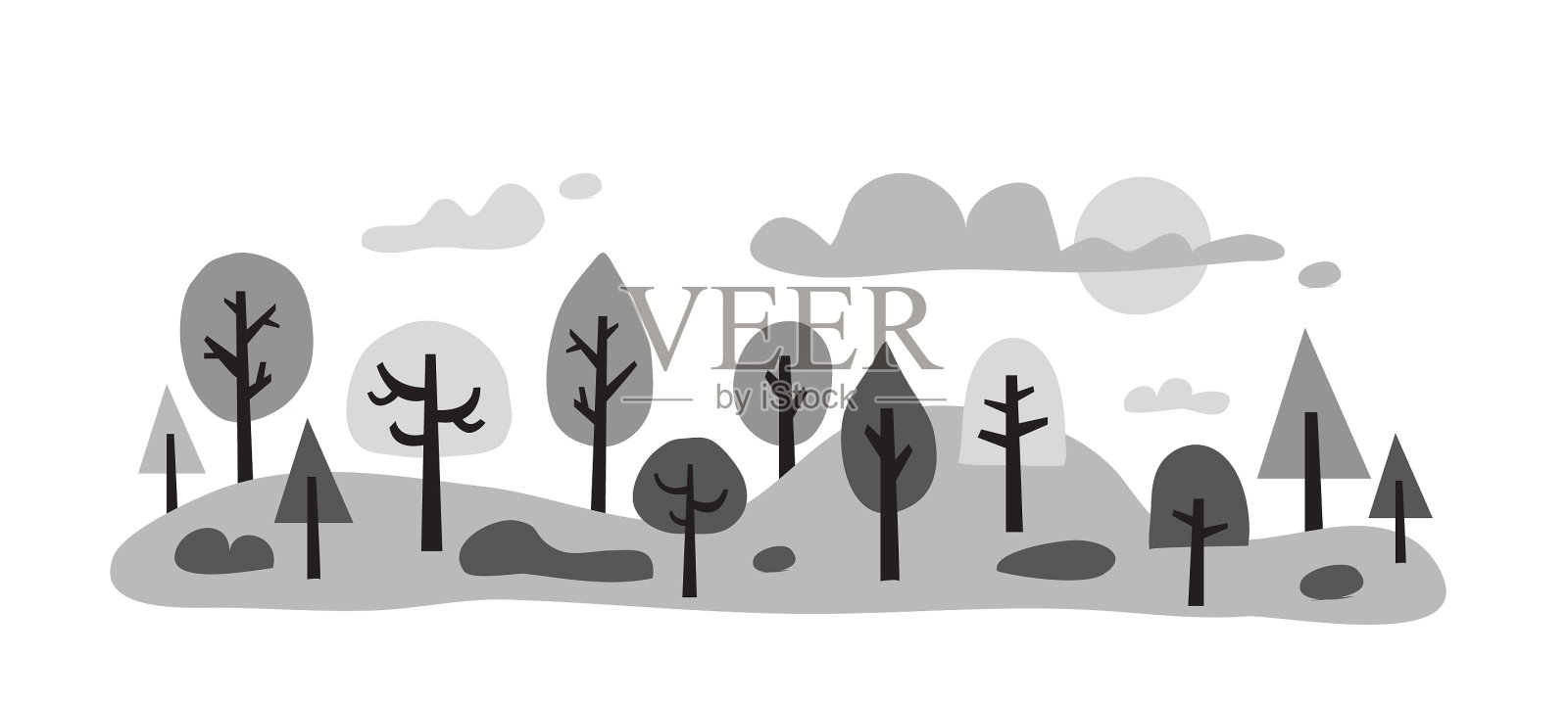 树插画图片素材