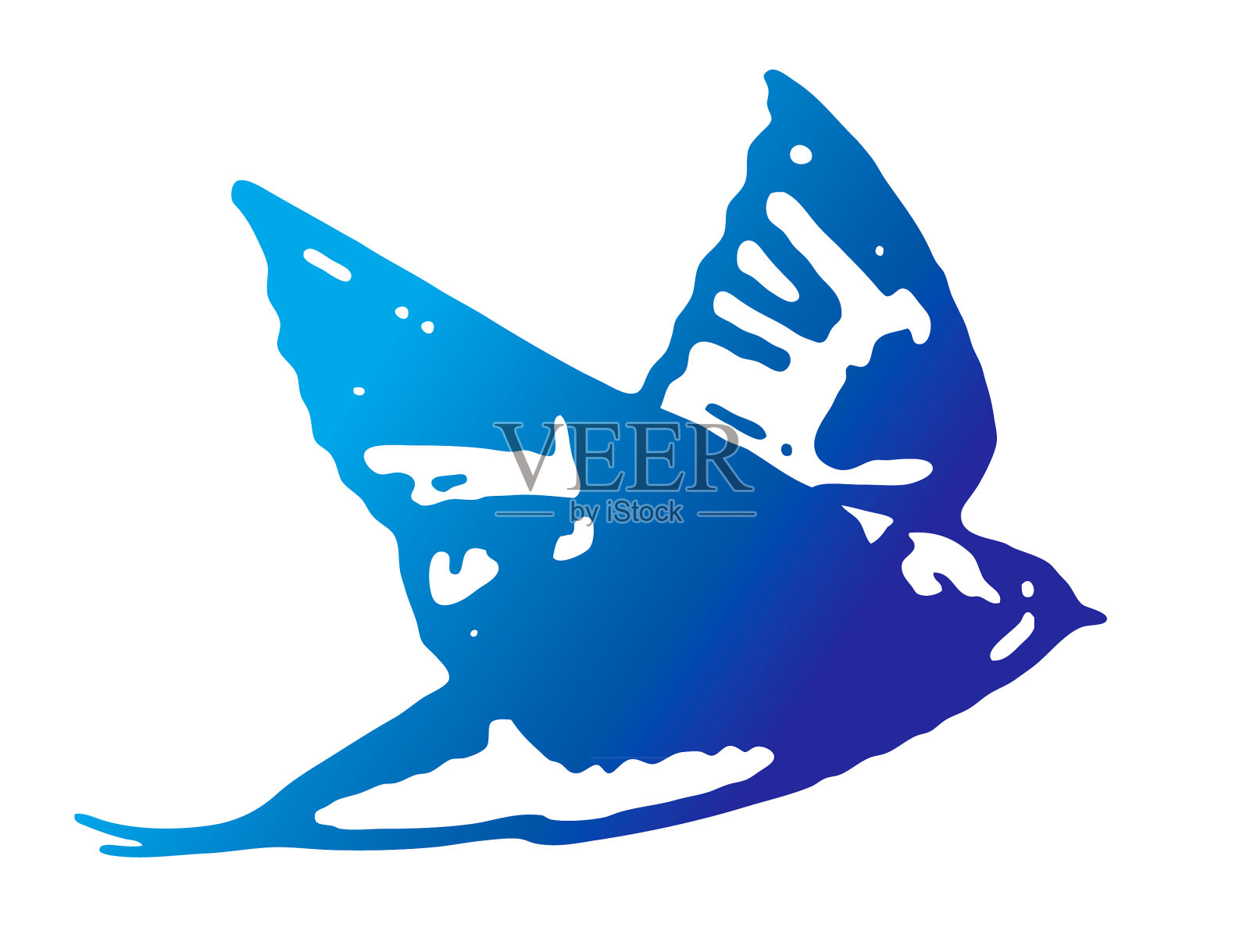 燕子飞插画图片素材