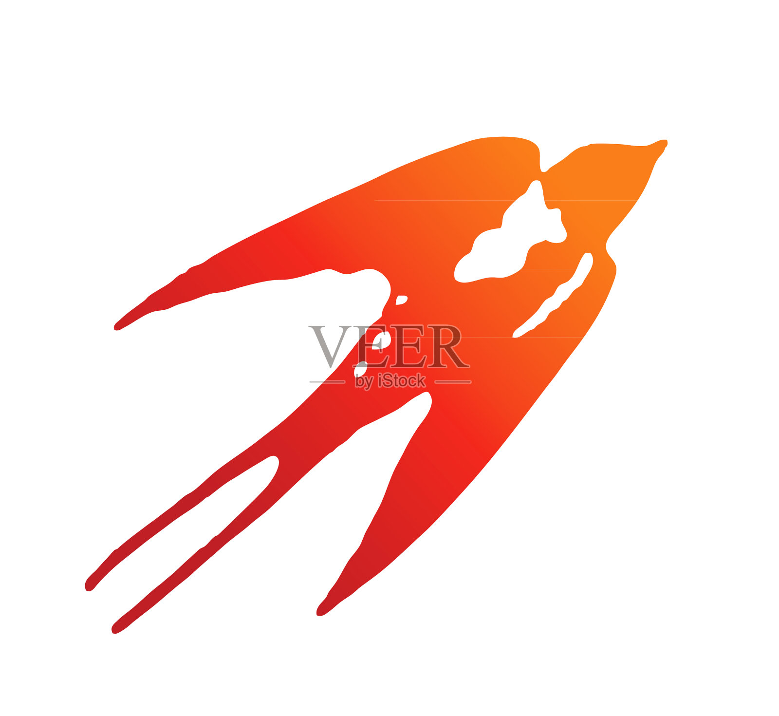 仓燕飞行插画图片素材