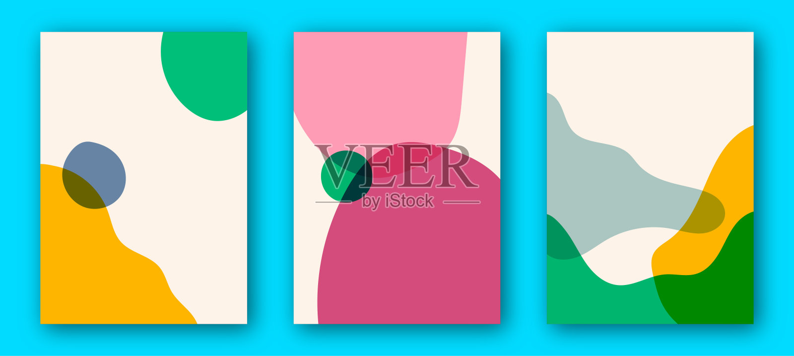 背景收集手绘形状插画图片素材