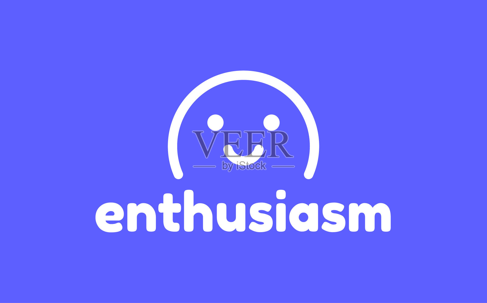 带有积极信息的表情插画图片素材