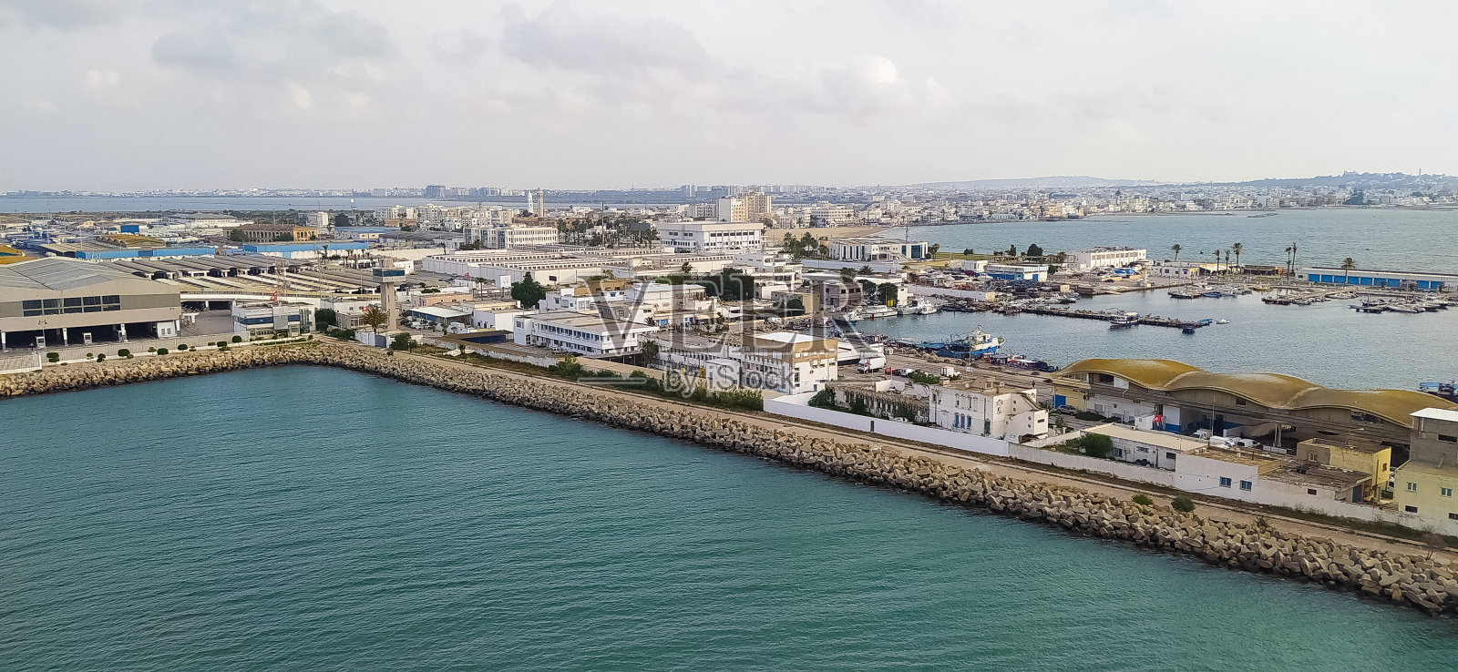 拉古莱特邮轮港口和终端在拉古莱特，突尼斯照片摄影图片