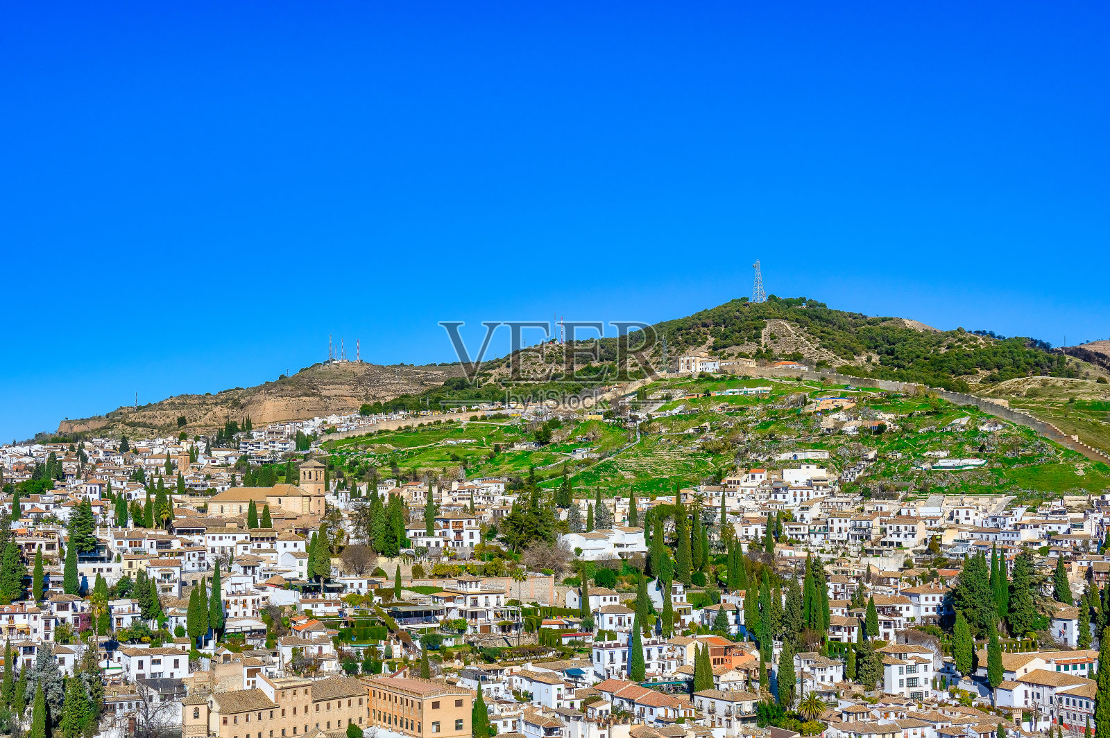 格拉纳达的城市照片摄影图片