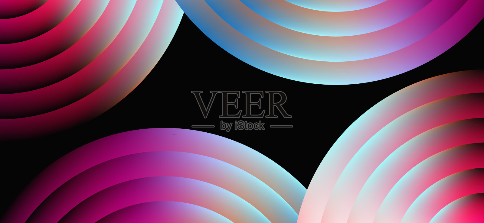 抽象的渐变背景设计为横幅，广告，演示概念，未来主义，技术，社交媒体广告，封面或海报概念。插画图片素材