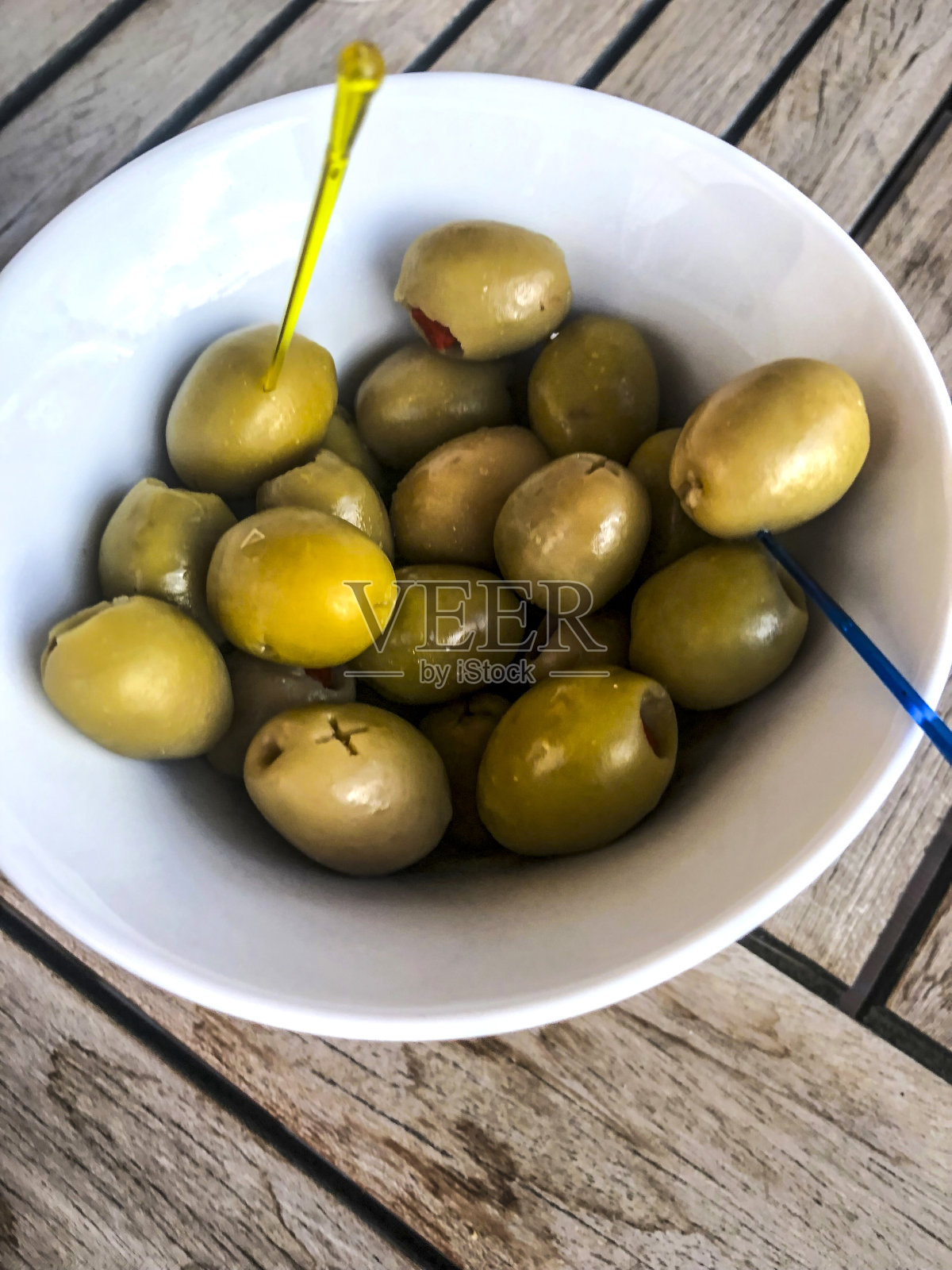 有机绿橄榄照片摄影图片