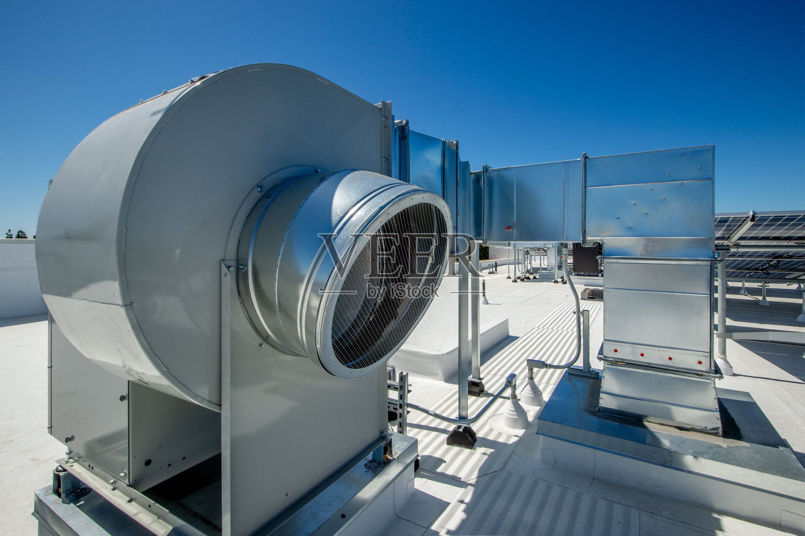 屋顶空调照片摄影图片