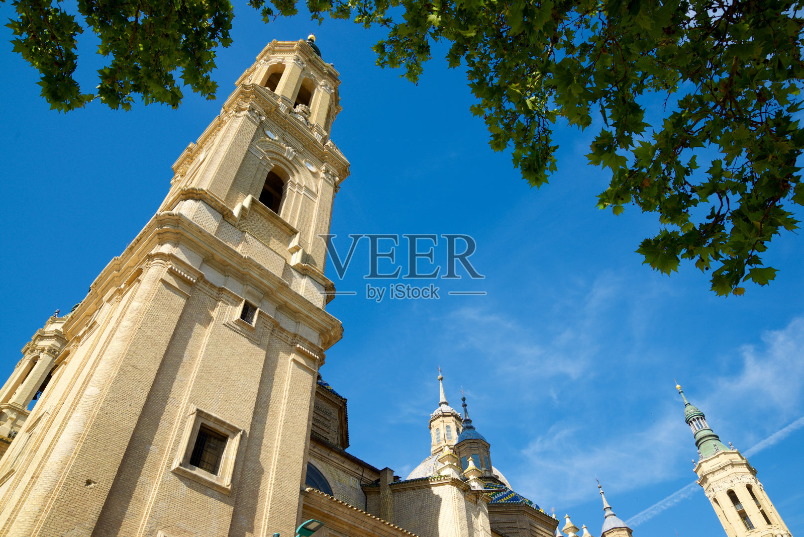 萨拉戈萨的圣母大教堂照片摄影图片