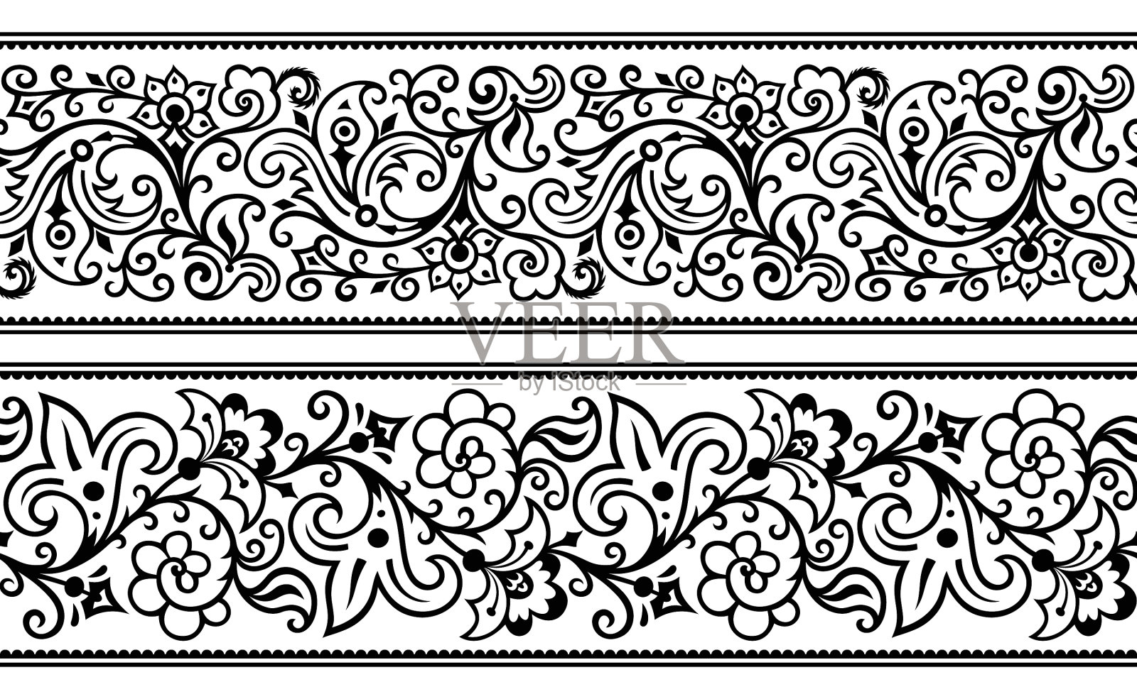 抽象装饰性自然民族性插画图片素材