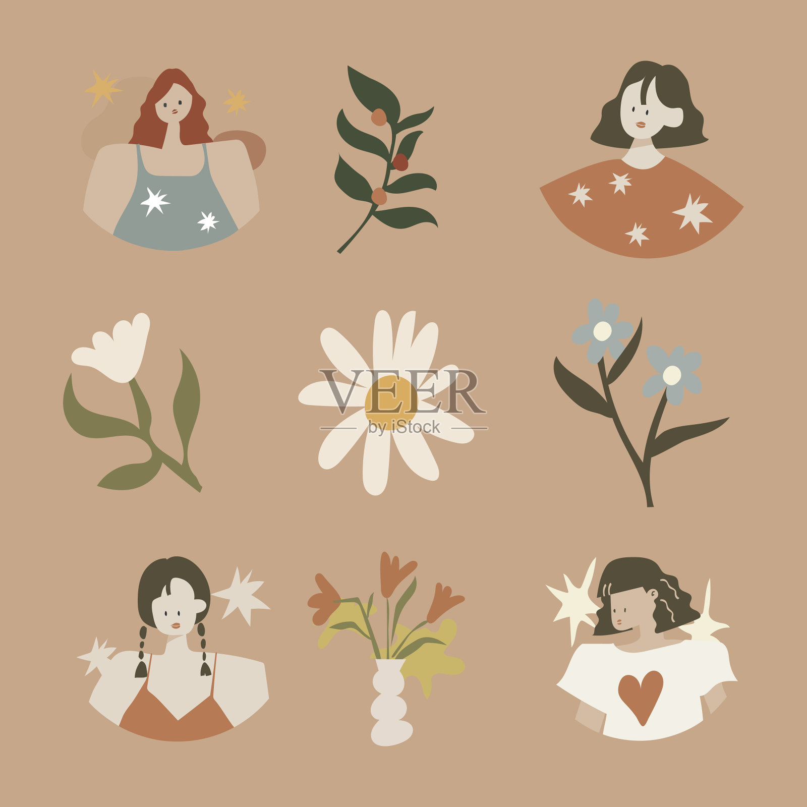 打印插画图片素材