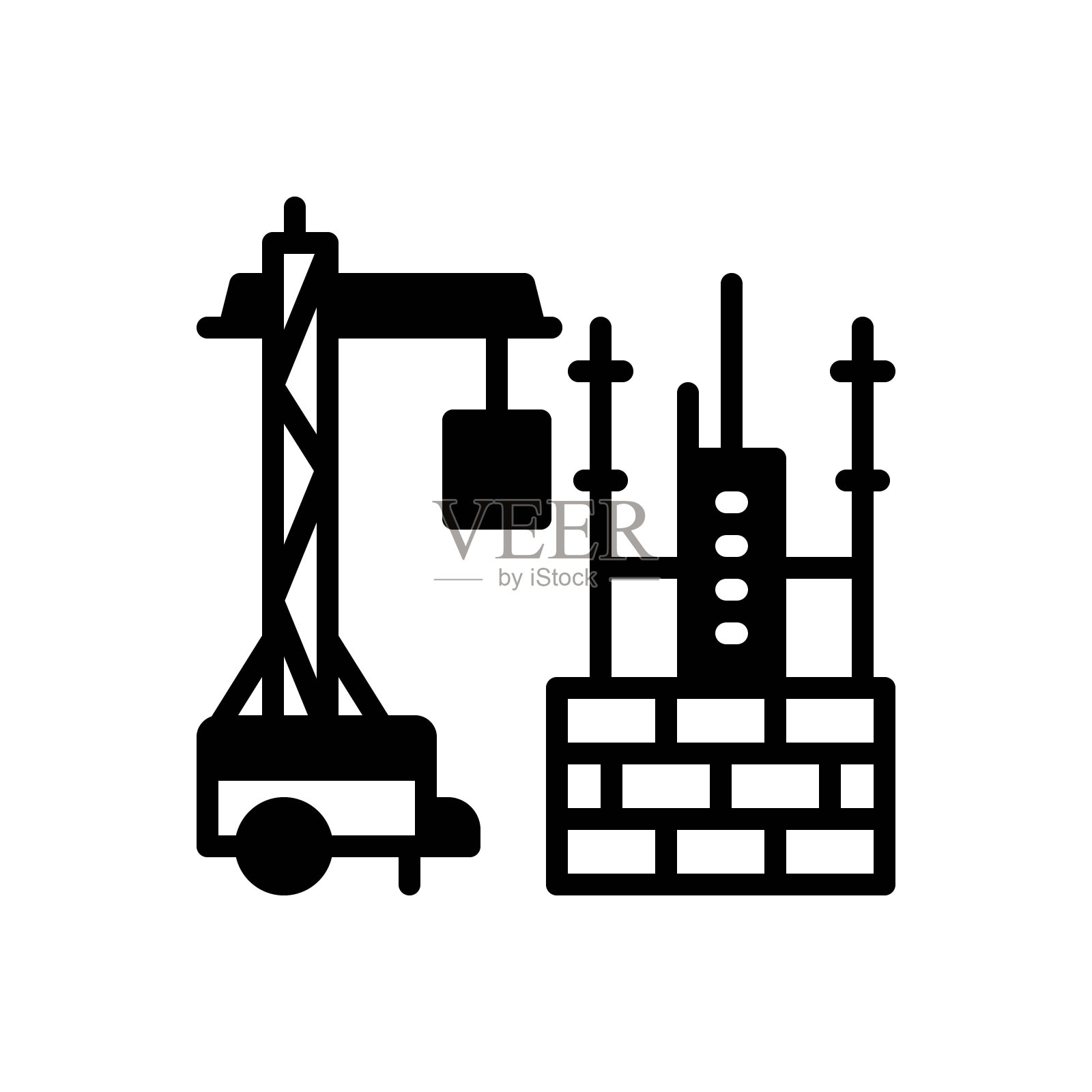 构建构建插画图片素材