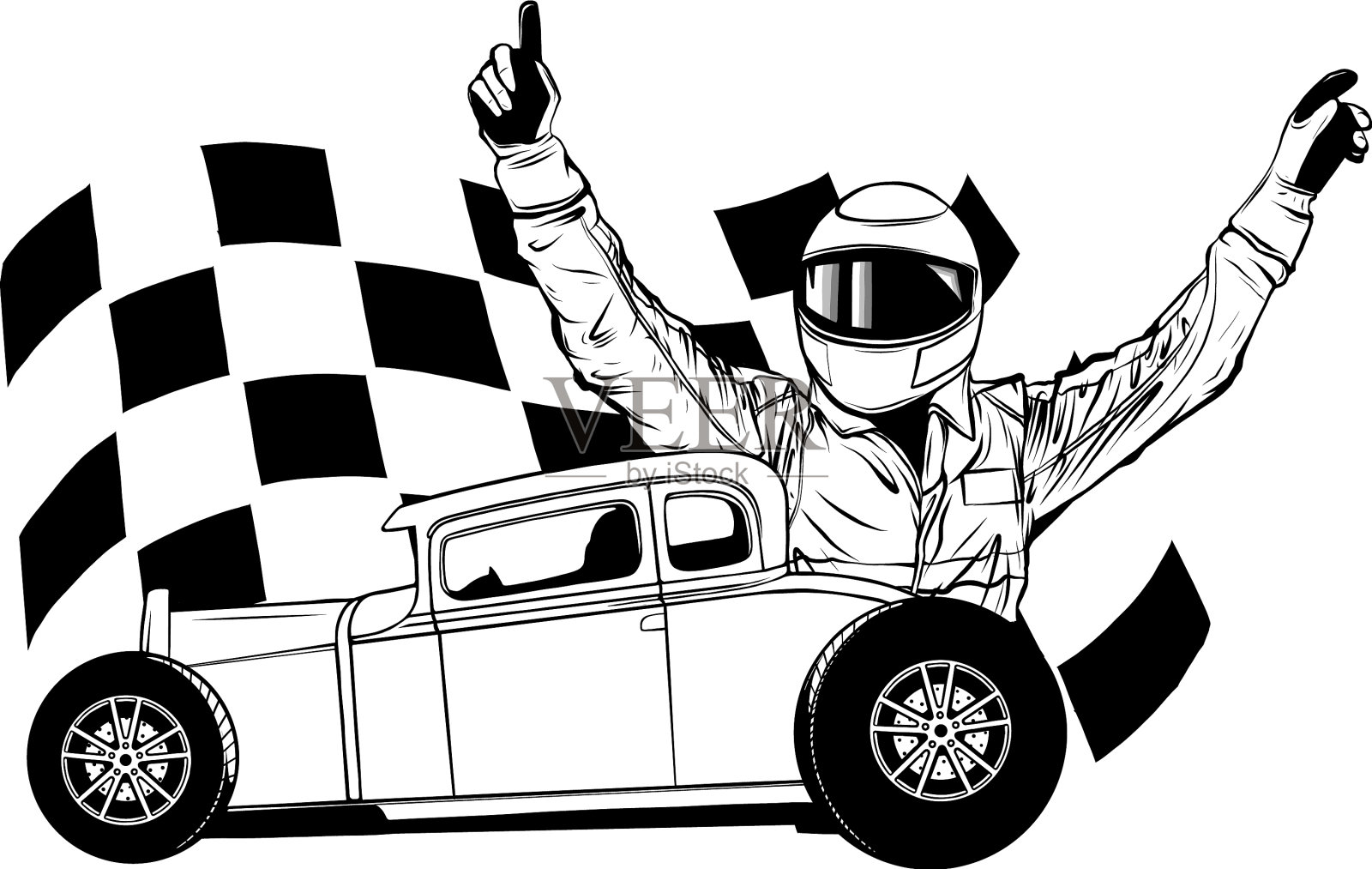 热杆车图标线样式图标设计元素图片