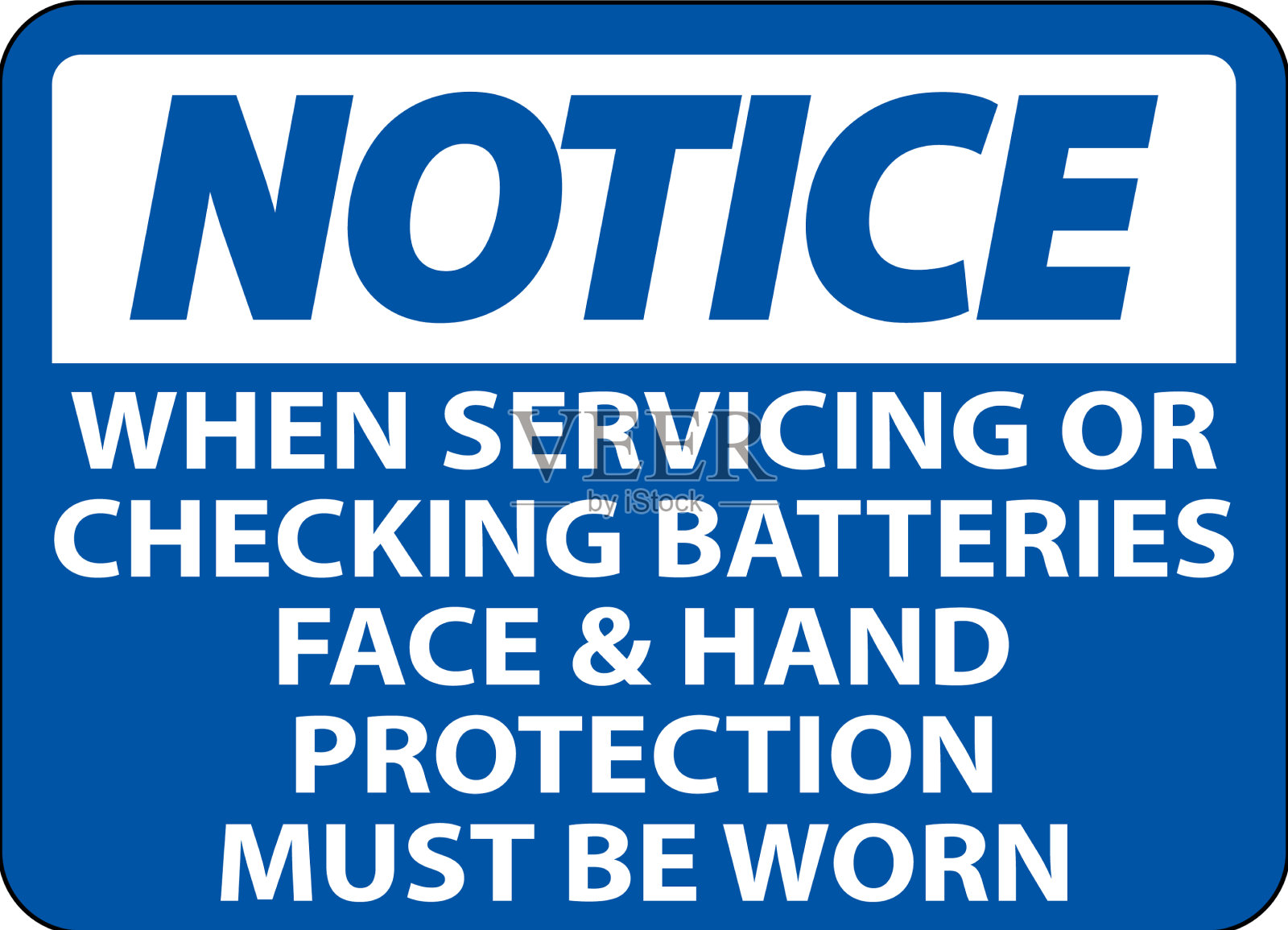 请注意，当维修电池标志为白色插画图片素材