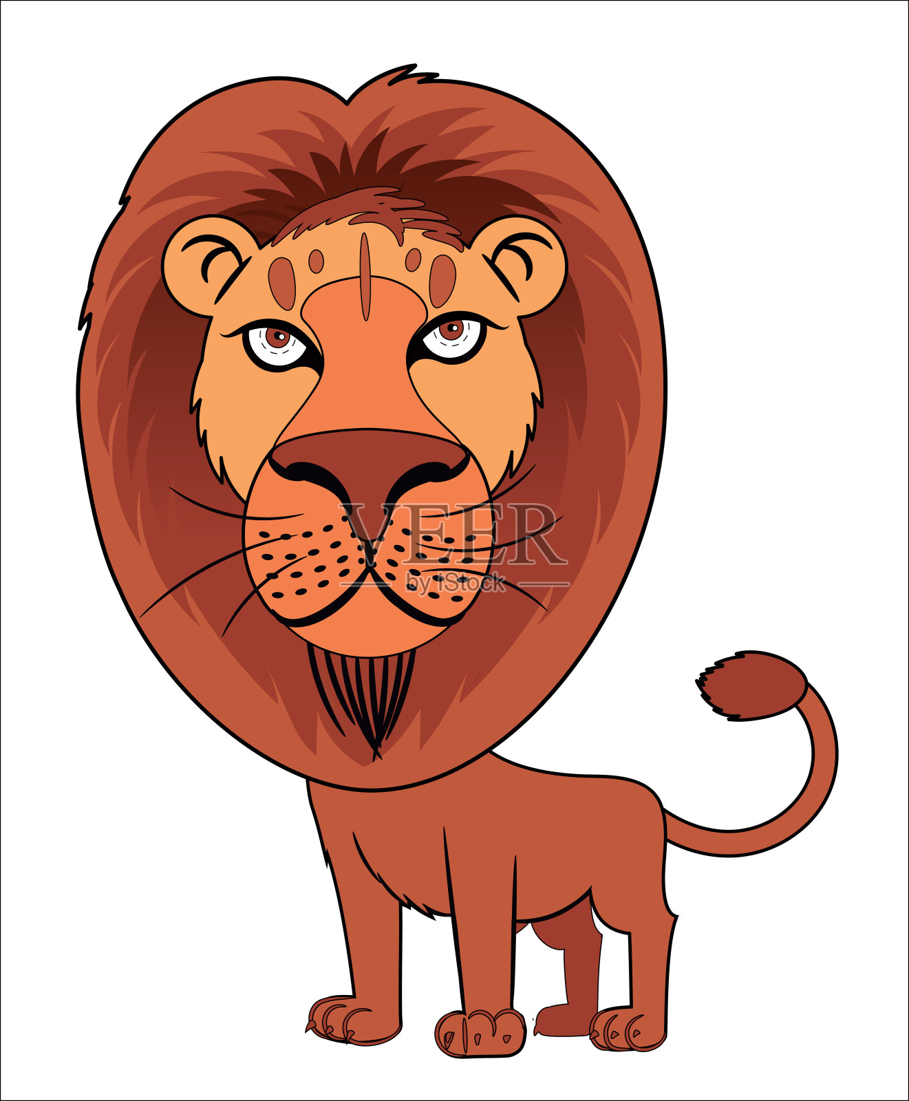 狮子设计元素图片