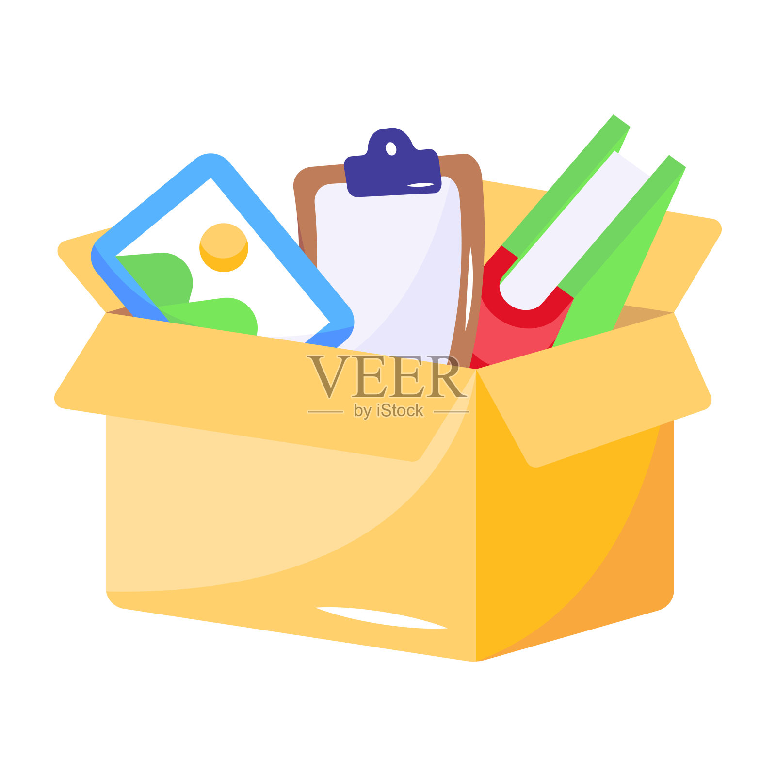 笔记本电脑的平面图标设计图标素材