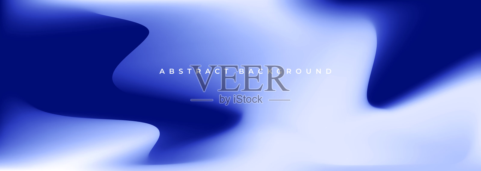 抽象蓝色液体梯度背景。插画图片素材