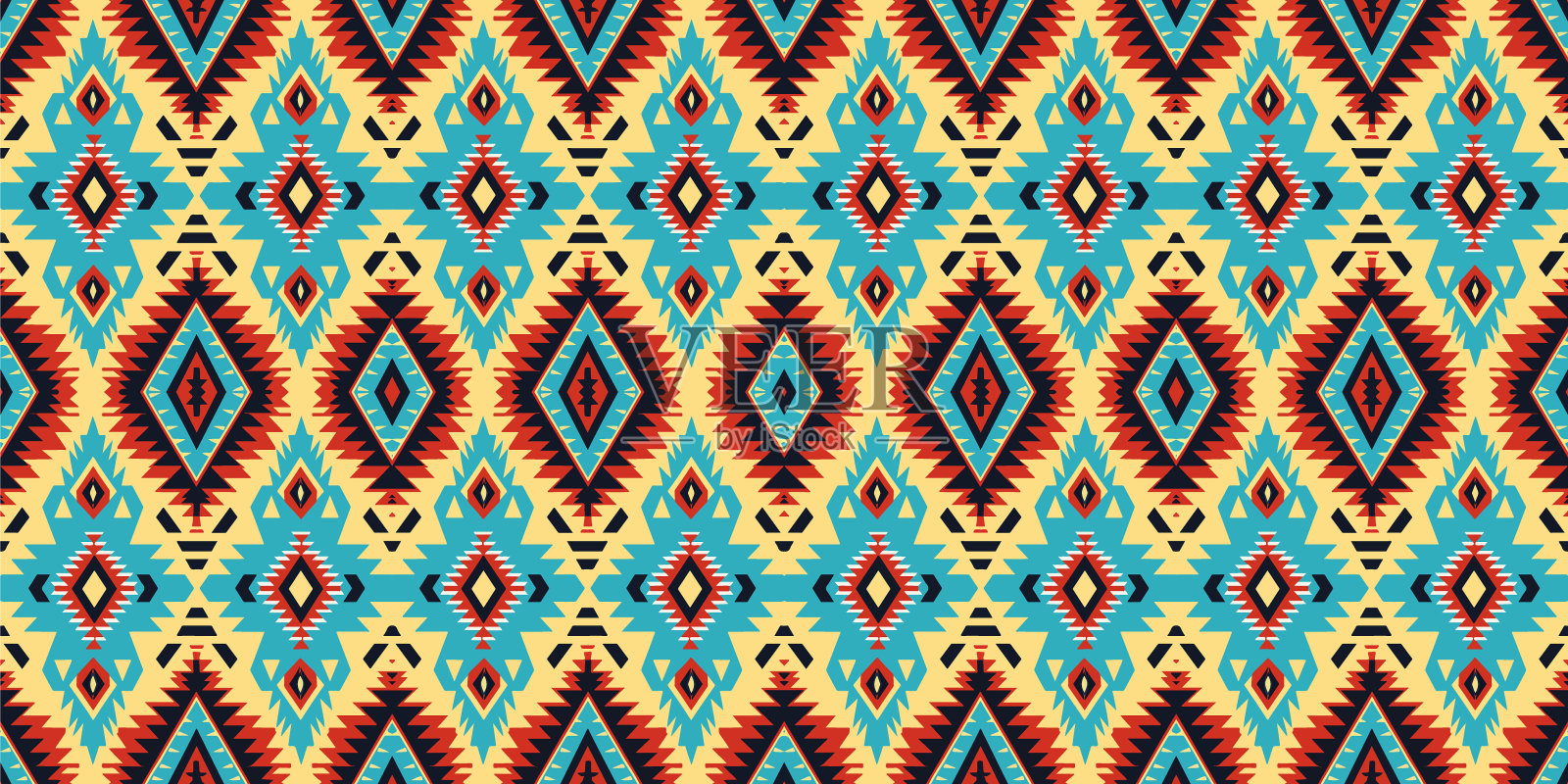 无缝图案背景，无缝蜡染图案，豪华装饰纺织品图案的著名旗帜。设计用于墙纸，窗帘，地毯，服装，蜡染，插图，刺绣风格插画图片素材