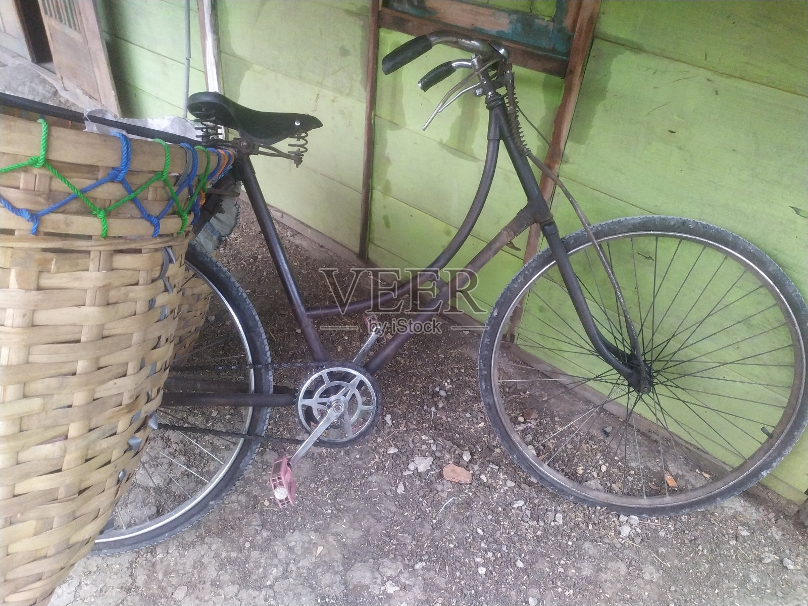 旧自行车照片摄影图片